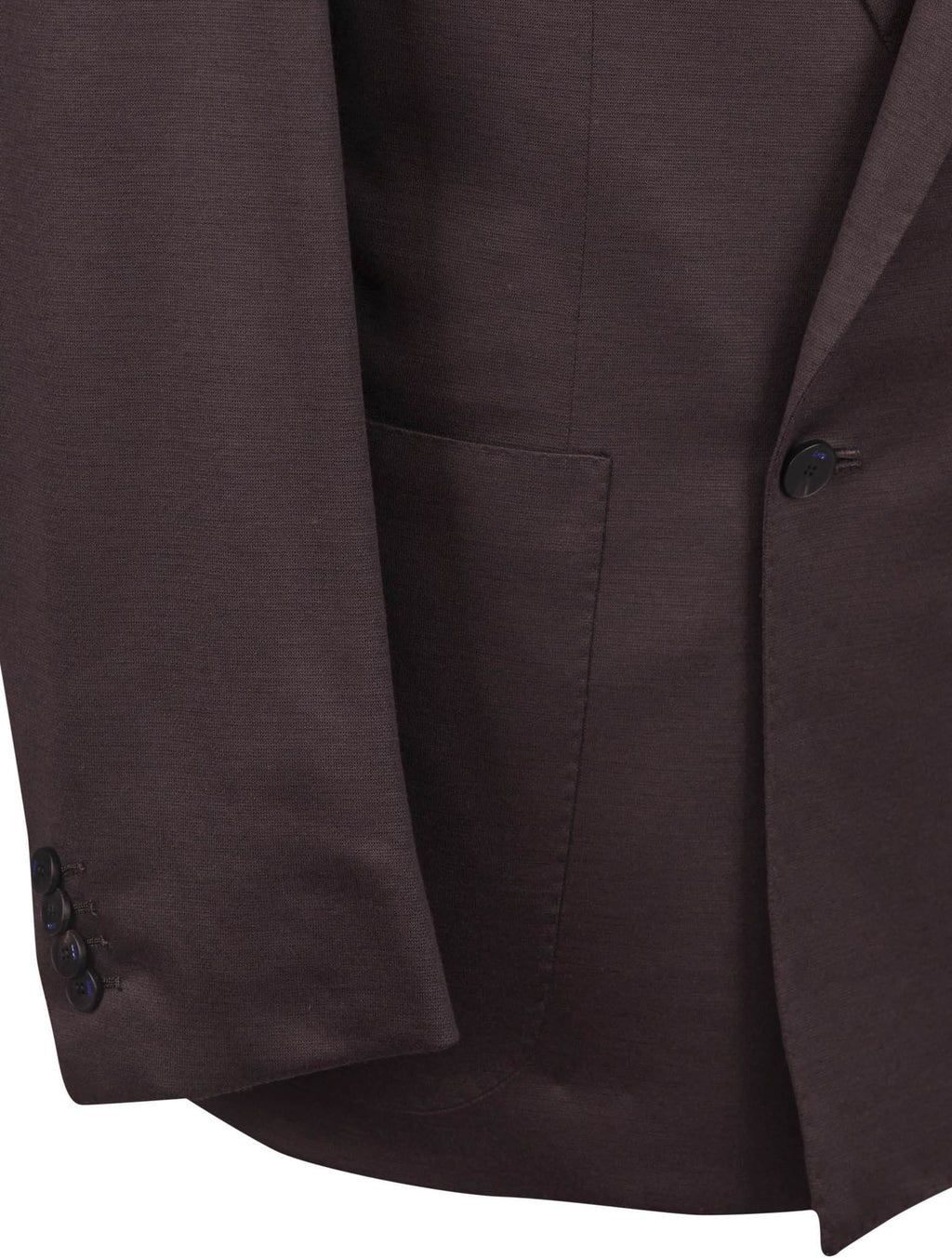 Kiton Knt Brown Wool Suit
