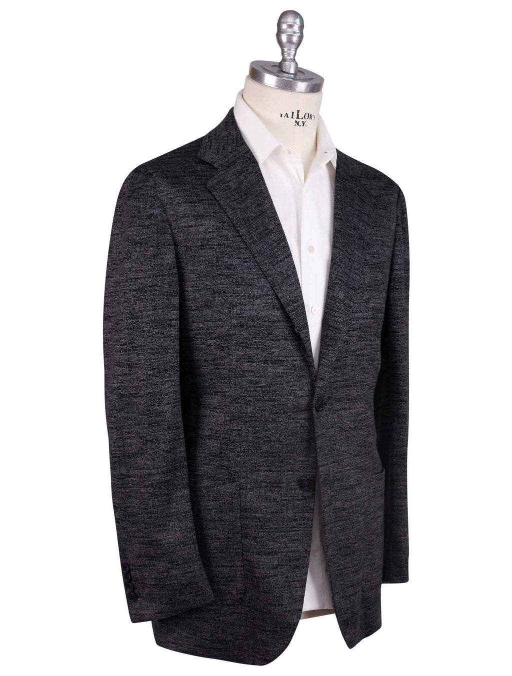 KNT Kiton Knt Gray Wool Blazer Gray 001