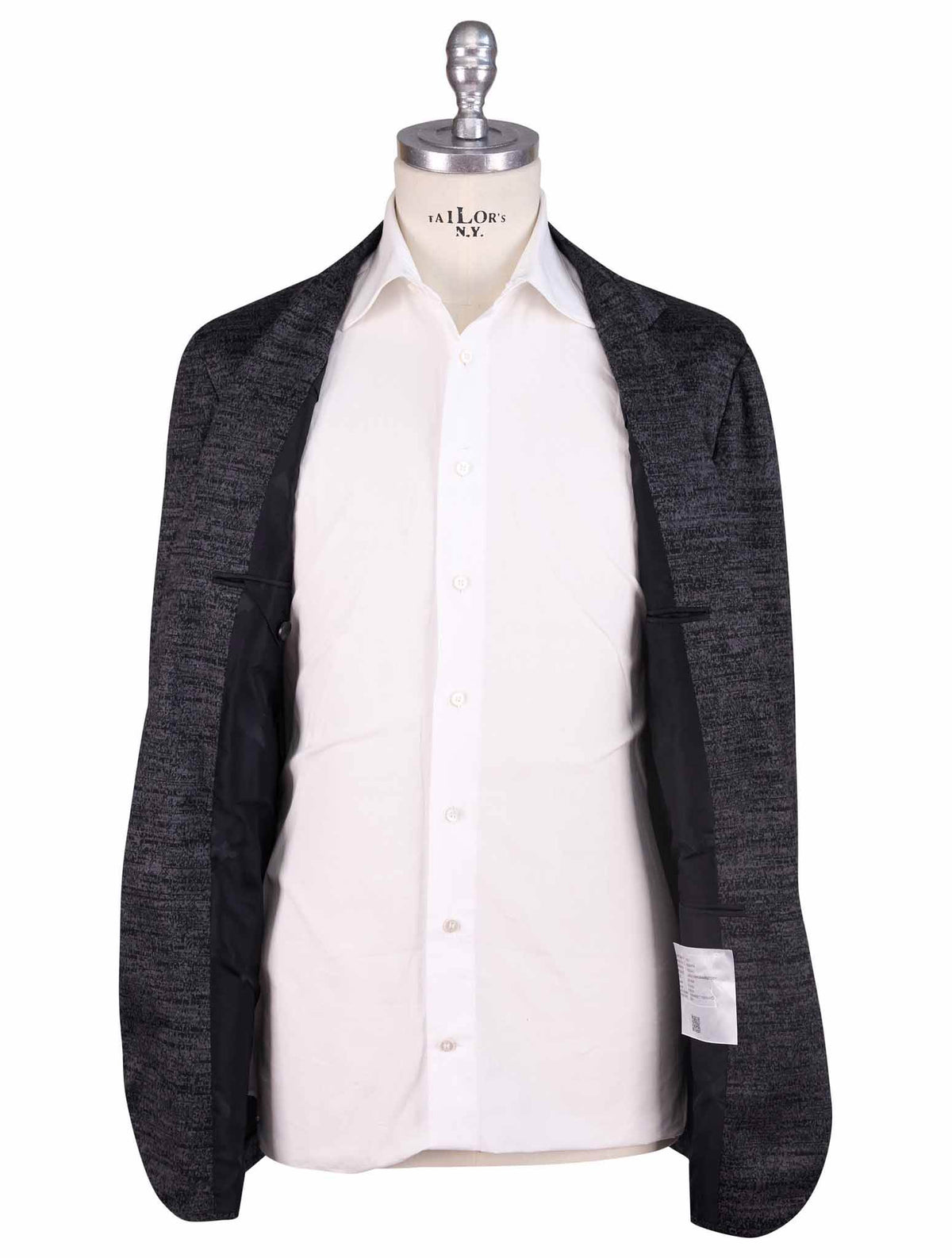 Kiton Knt Gray Wool Blazer