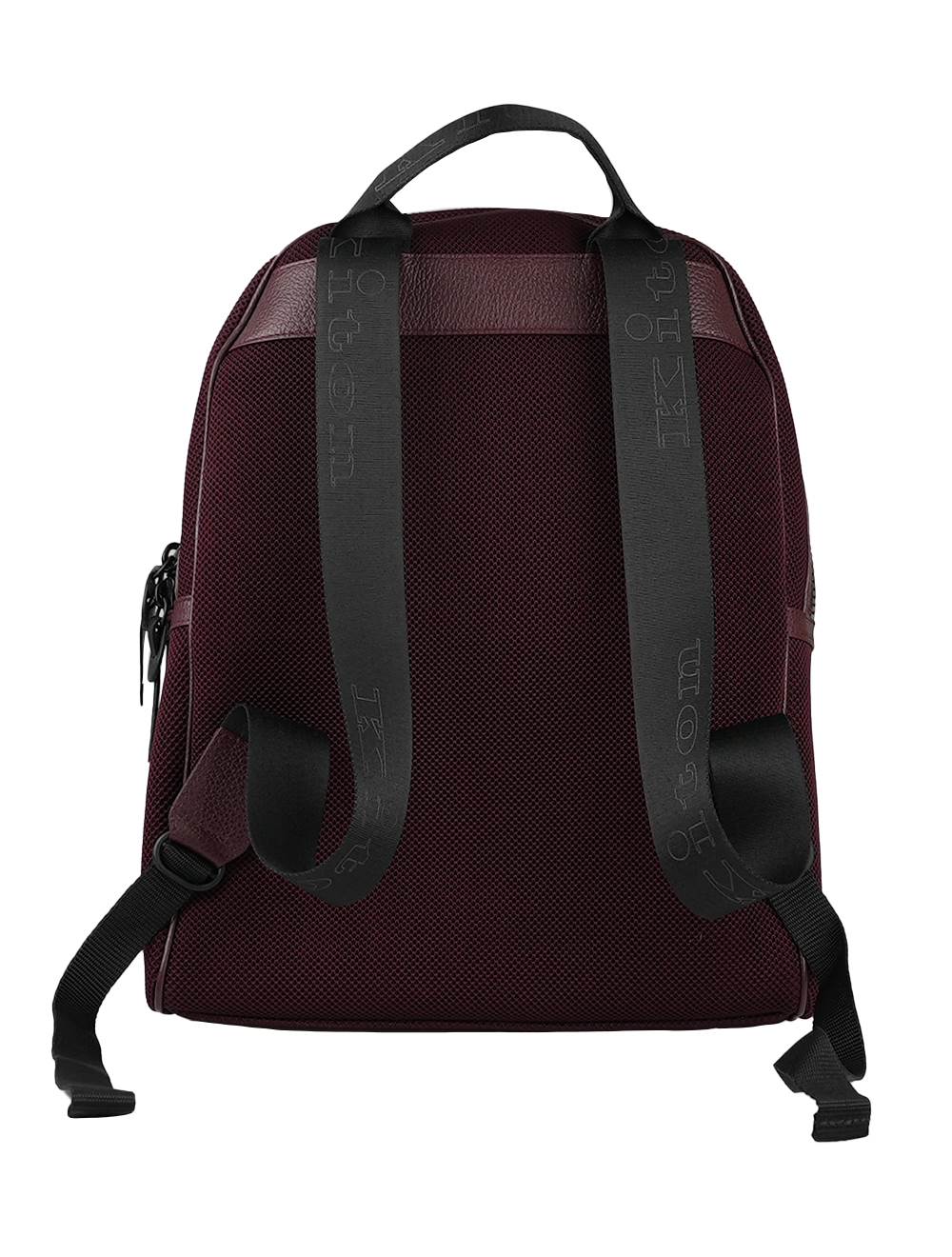 Kiton Burgundy Cotton Ea Backpack