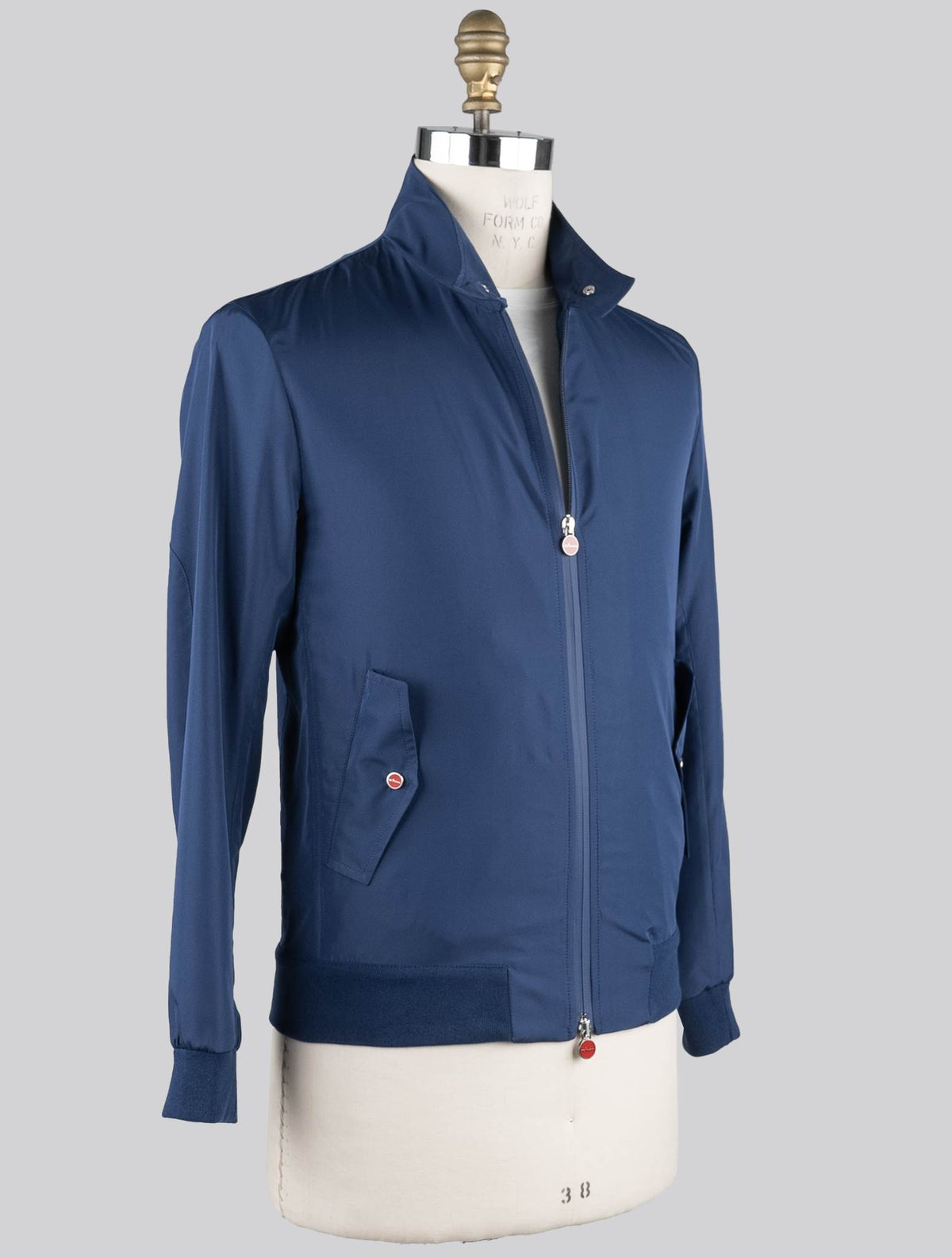 Kiton Kiton Blue Pl Coat Blue 001