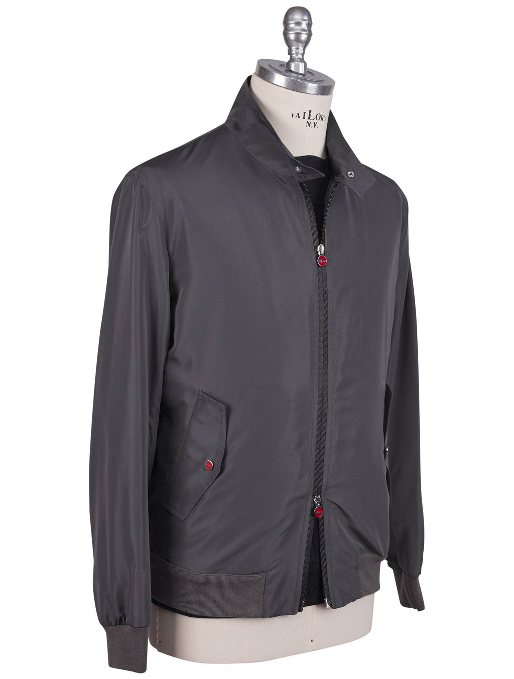 Kiton Kiton Gray Pl Coat Gray 001