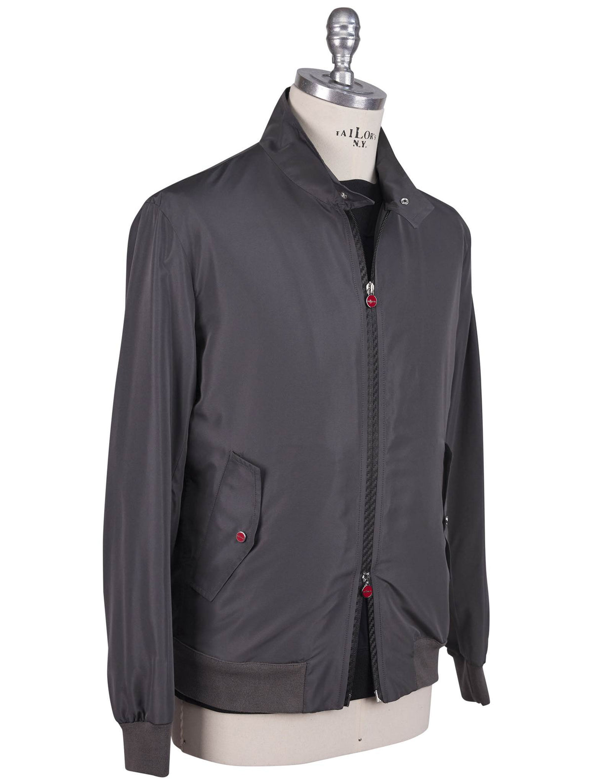 Kiton Kiton Gray Pl Coat Gray 001