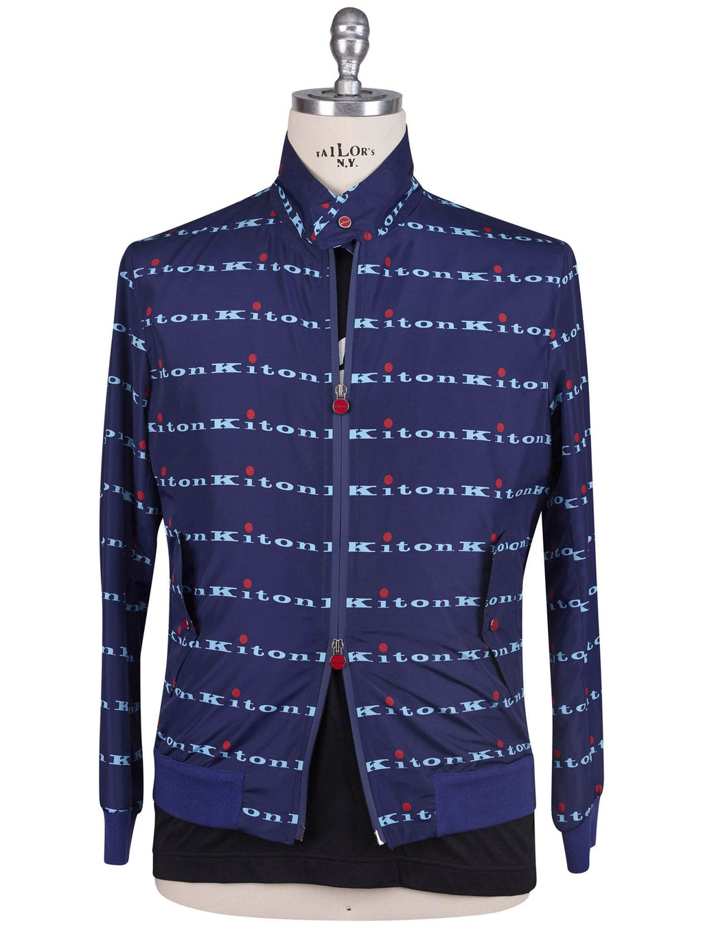 Kiton Blue Pl Coat
