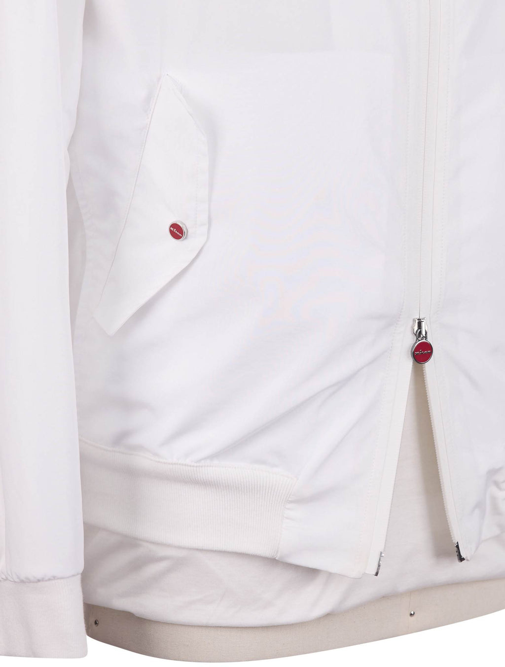 Kiton White Pl Coat