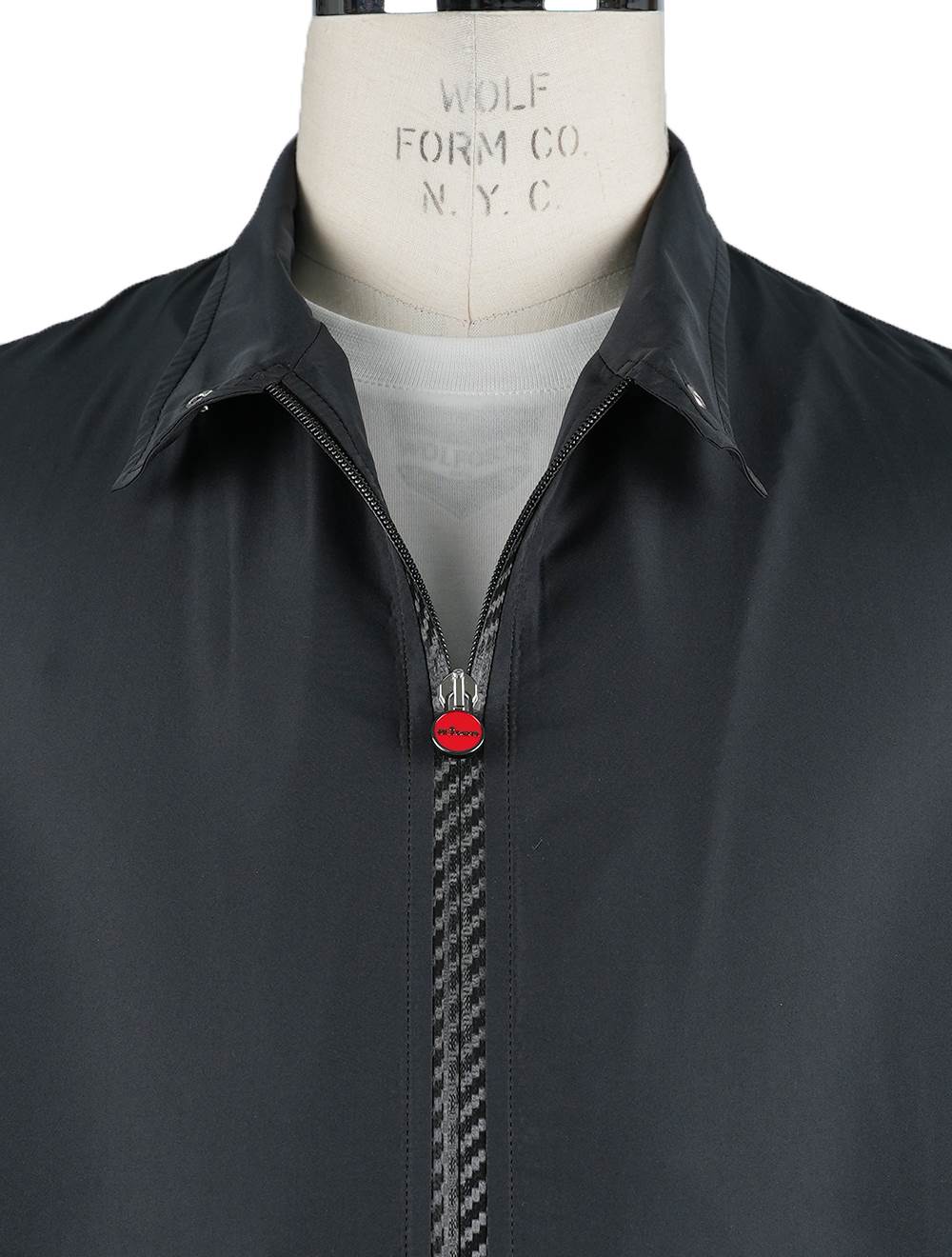 Kiton Black Pl Coat Blouson