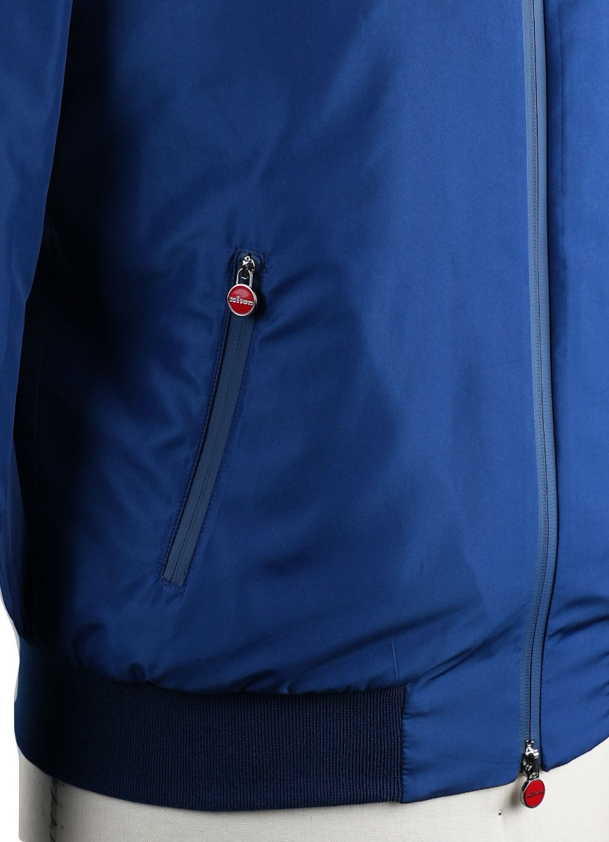 Kiton Blue Pl Coat