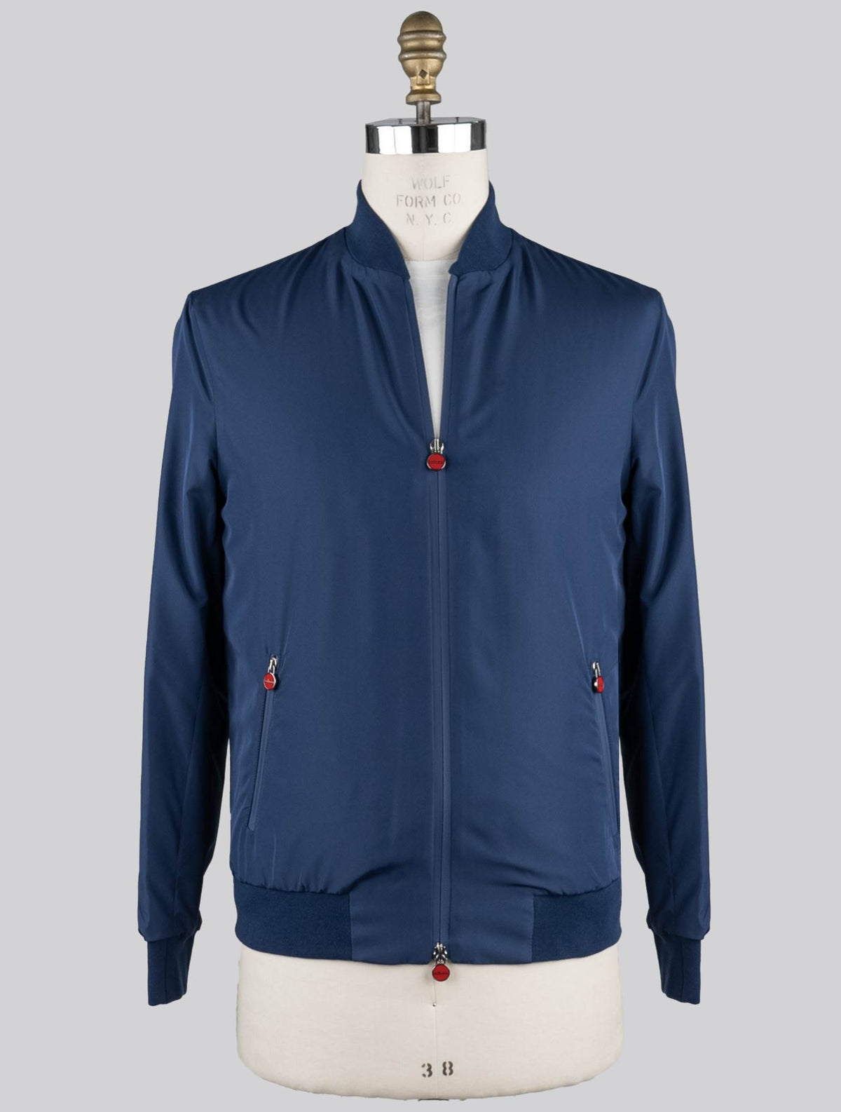 Kiton Kiton Blue Pl Coat Blue 000