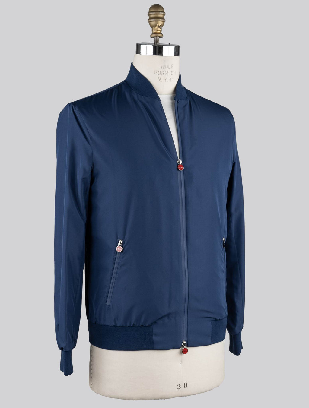 Kiton Kiton Blue Pl Coat Blue 001