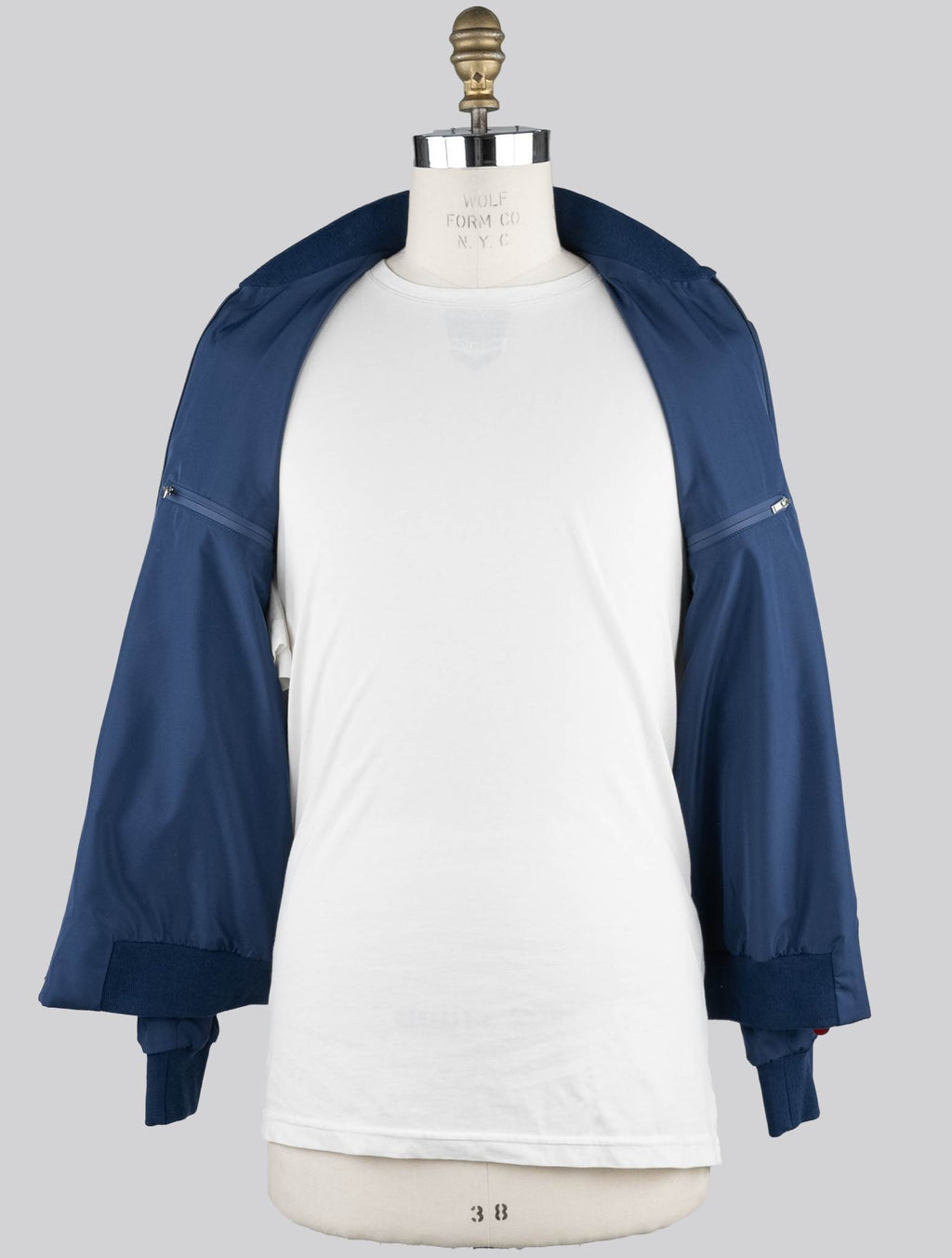 Kiton Blue Pl Coat