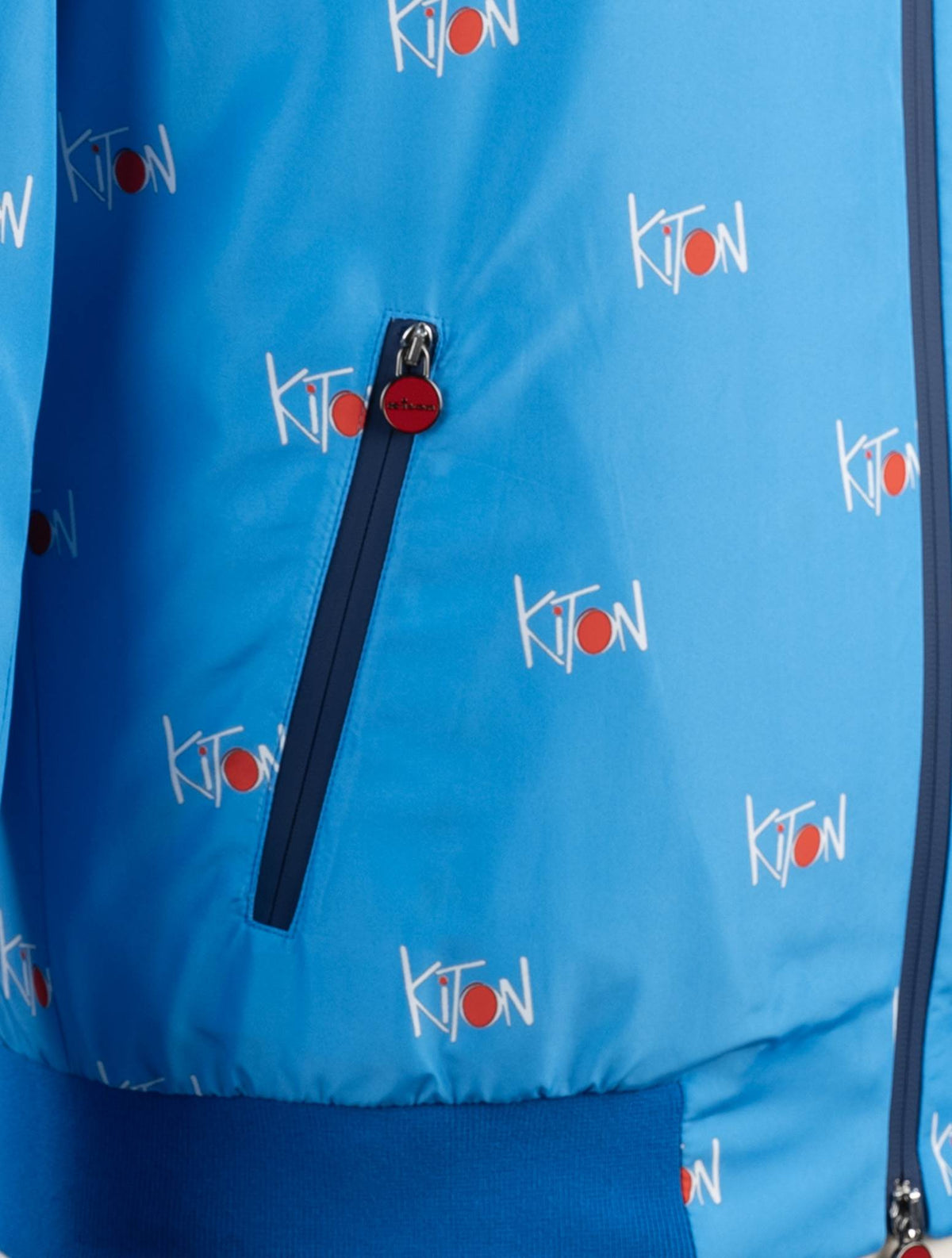 Kiton Light Blue Pl Coat