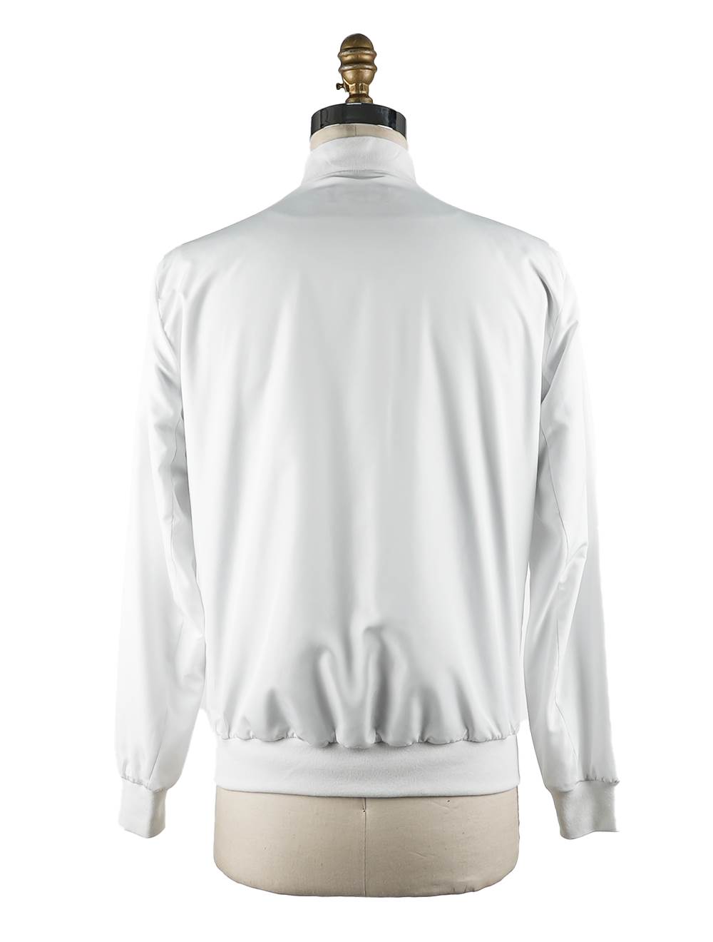 Kiton White Pl Coat