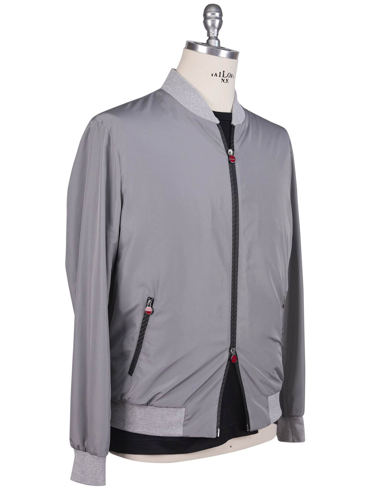 Kiton Kiton Gray Pl Coat Gray 001