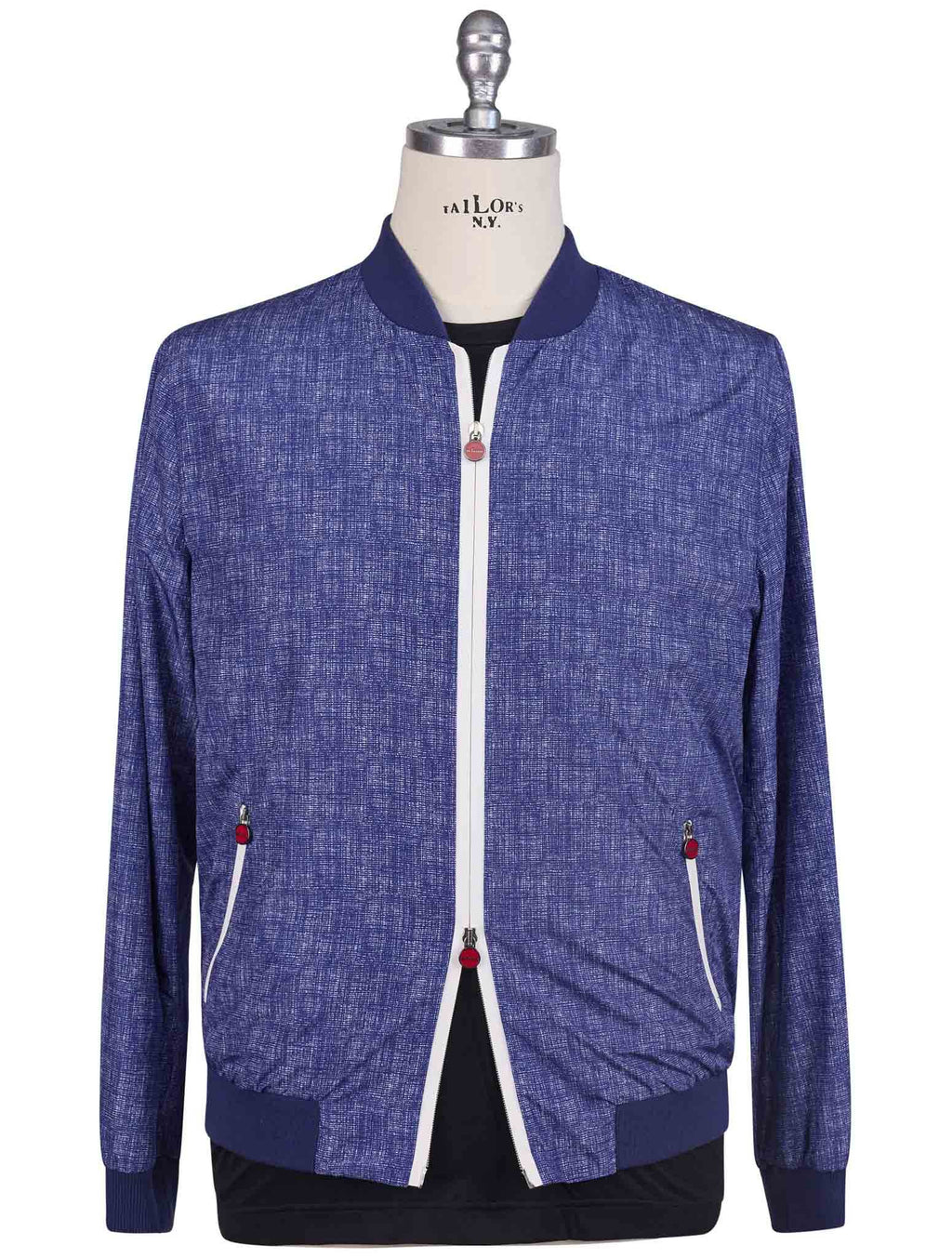 Kiton Kiton Blue Pl Coat Blue 000
