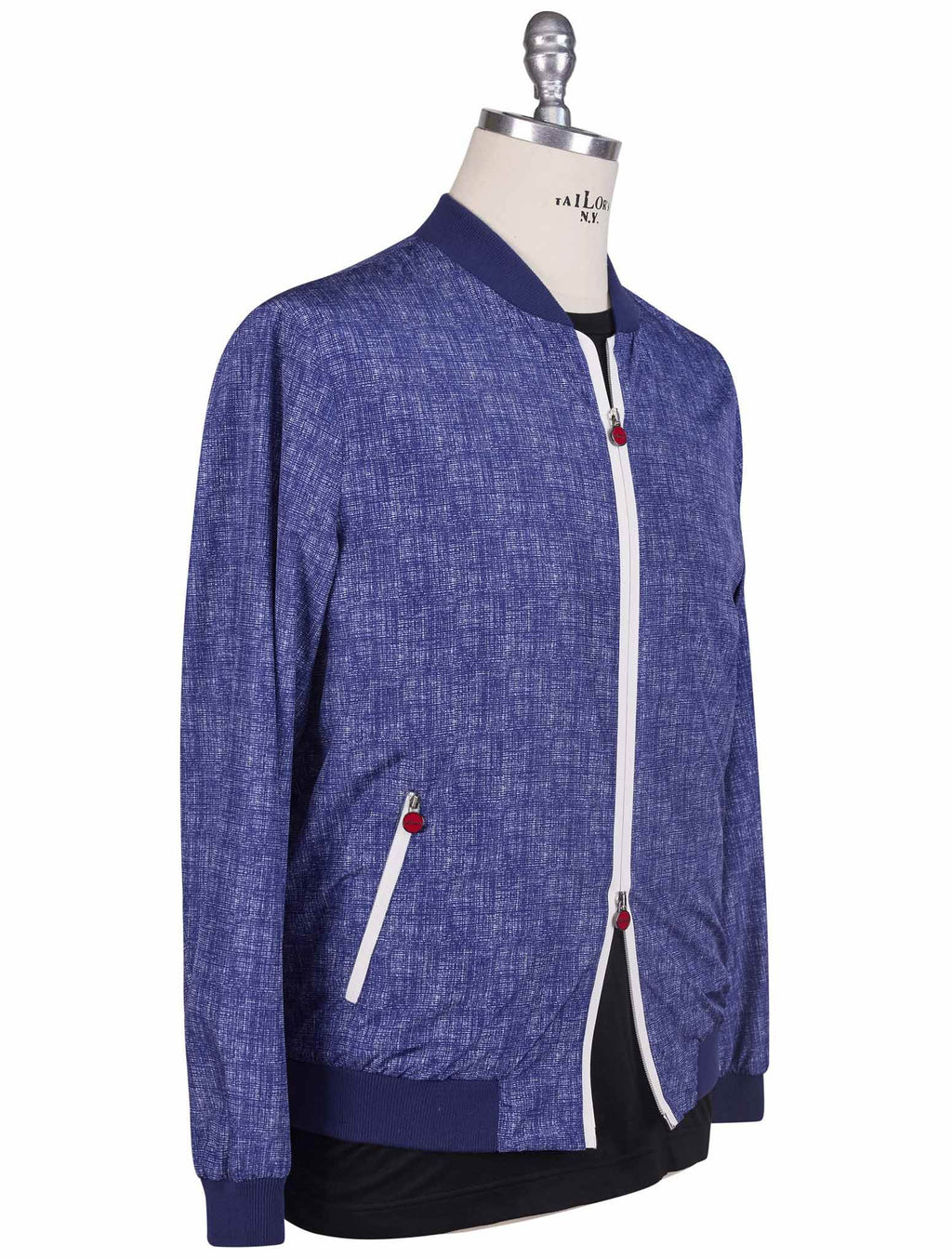 Kiton Kiton Blue Pl Coat Blue 001