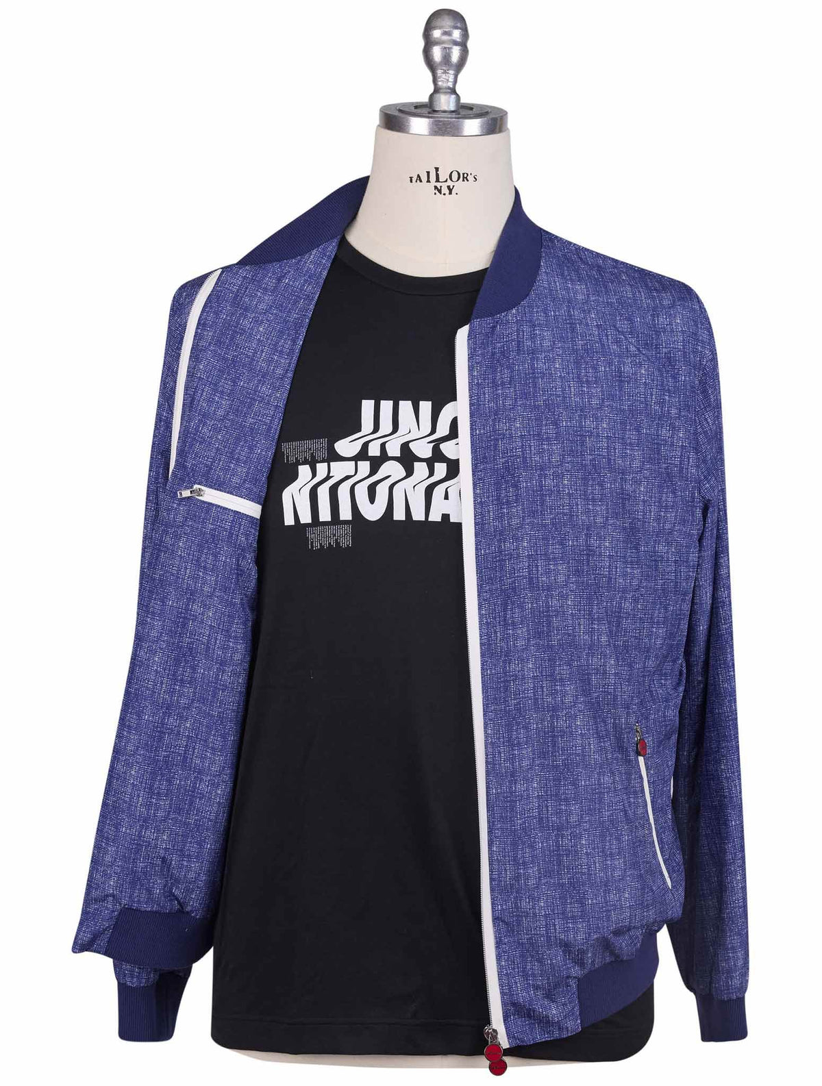 Kiton Blue Pl Coat