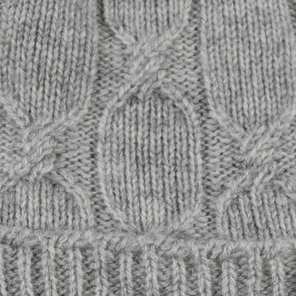 Kiton Gray Cashmere Beanie