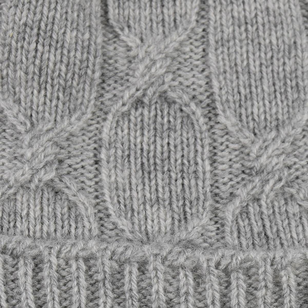Kiton Gray Cashmere Beanie