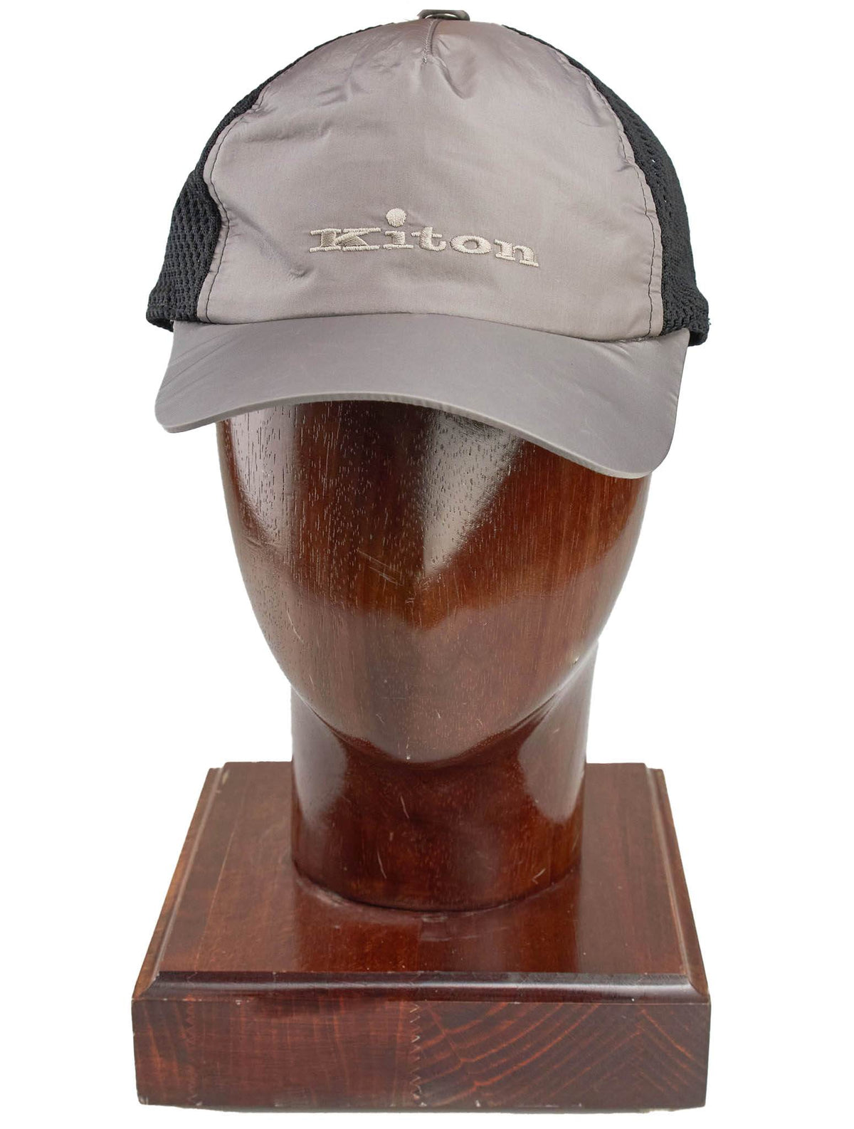 Kiton Kiton Black Gray Pa Baseball Cap Black / Gray 000