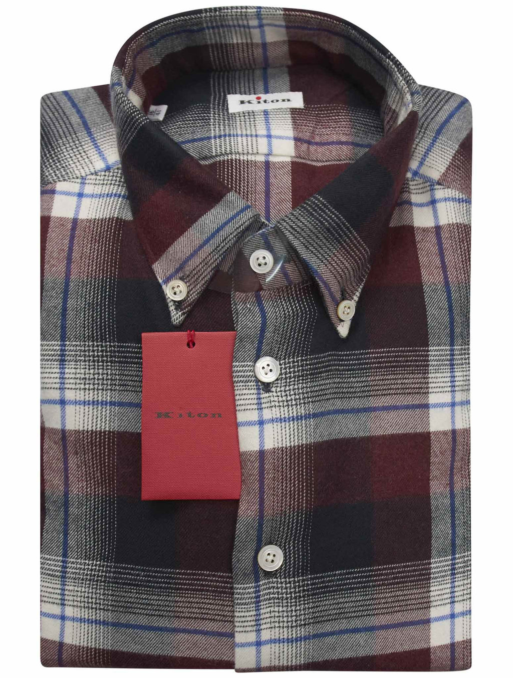 Kiton Multicolor Cotton Shirt