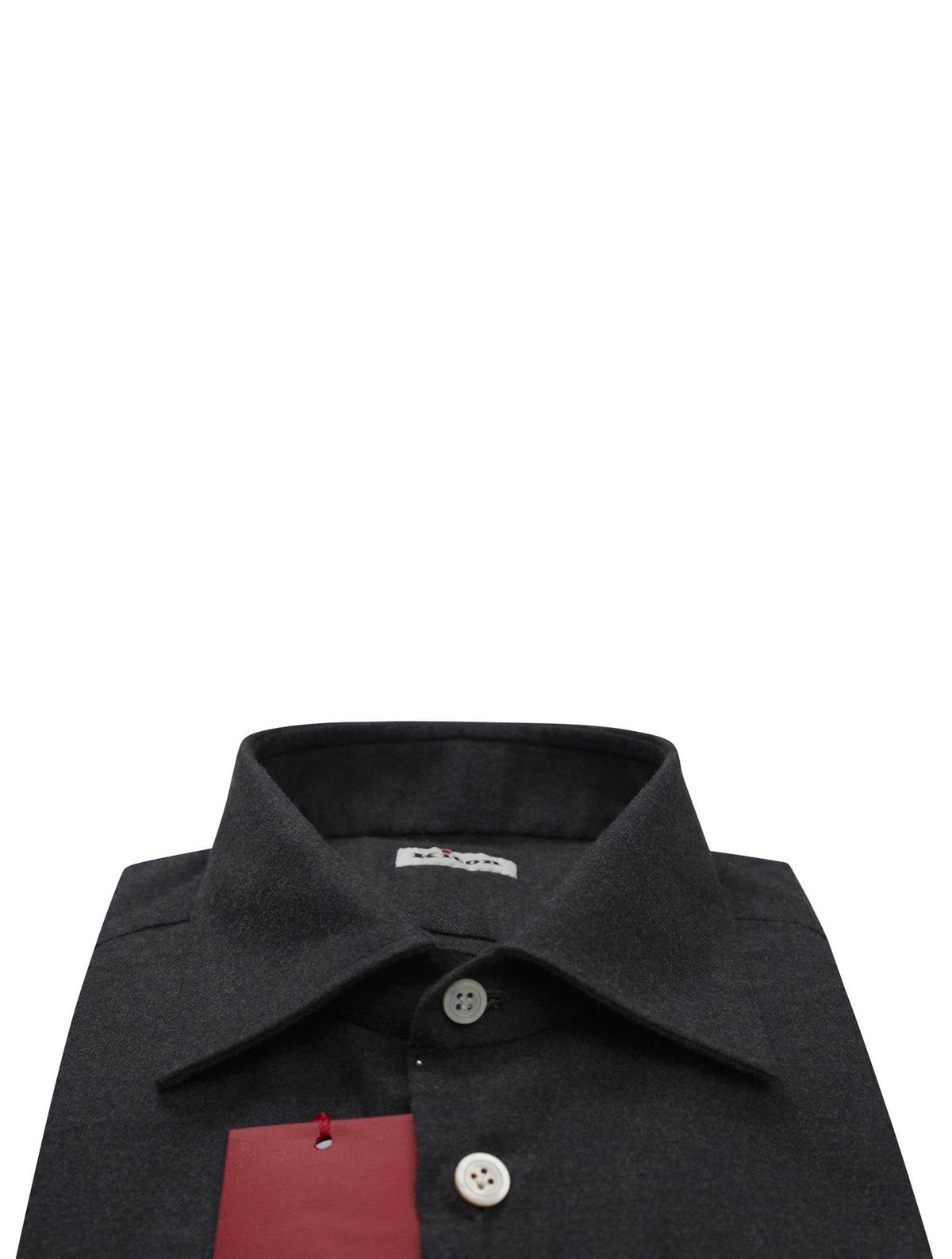 Kiton Kiton Gray Cotton Shirt Gray 001