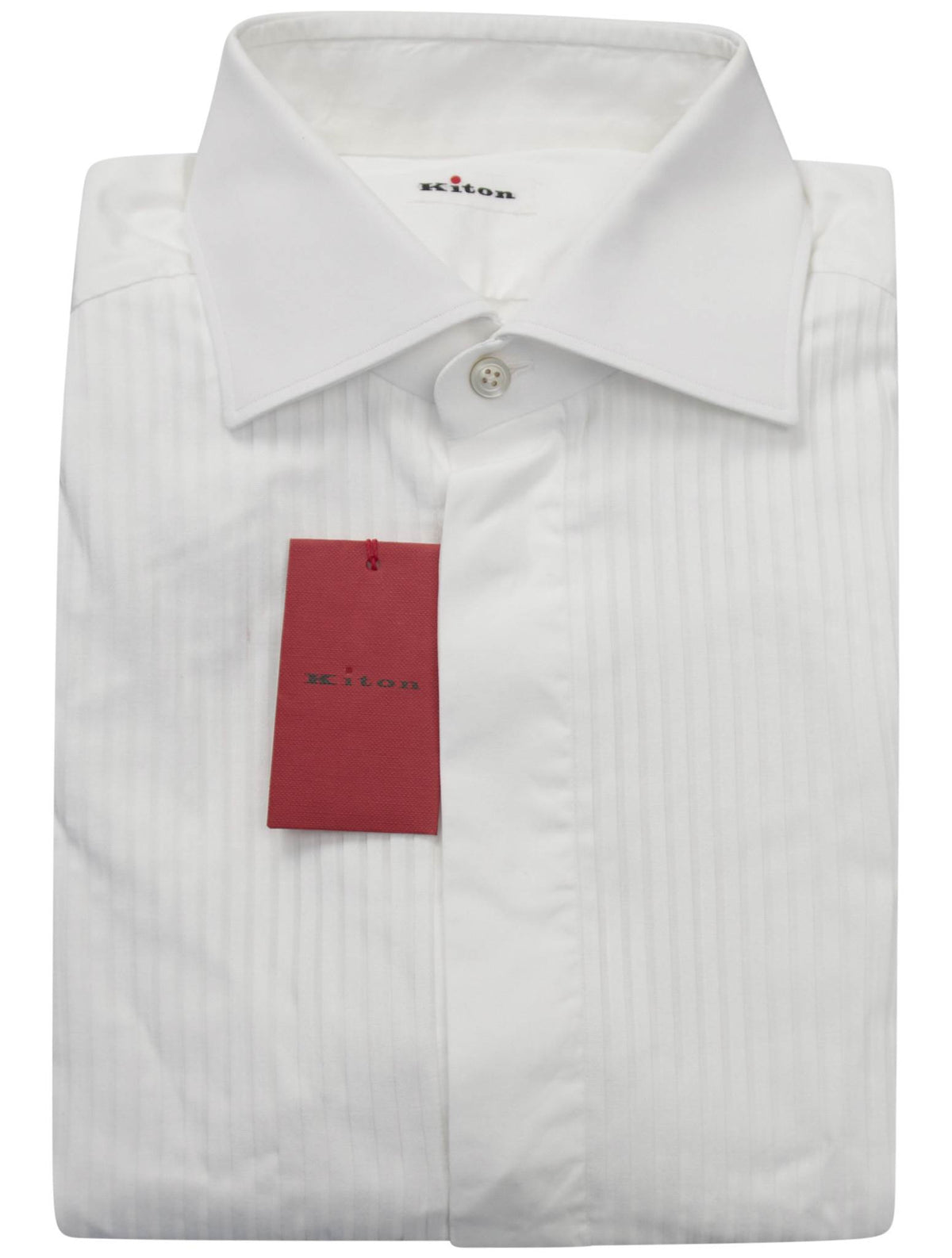 Kiton White Cotton Shirt