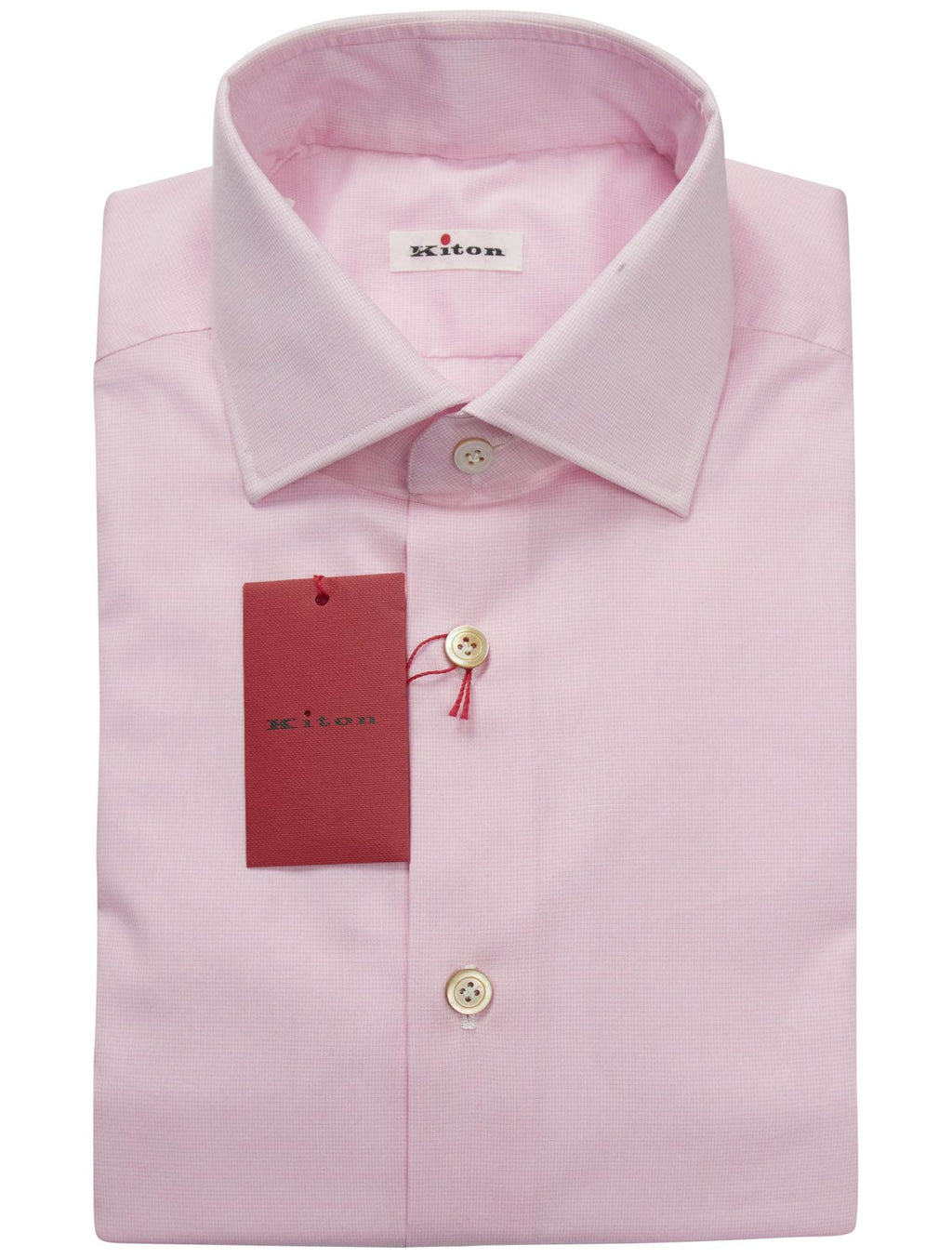 Kiton Kiton Pink Cotton Shirt Pink 000
