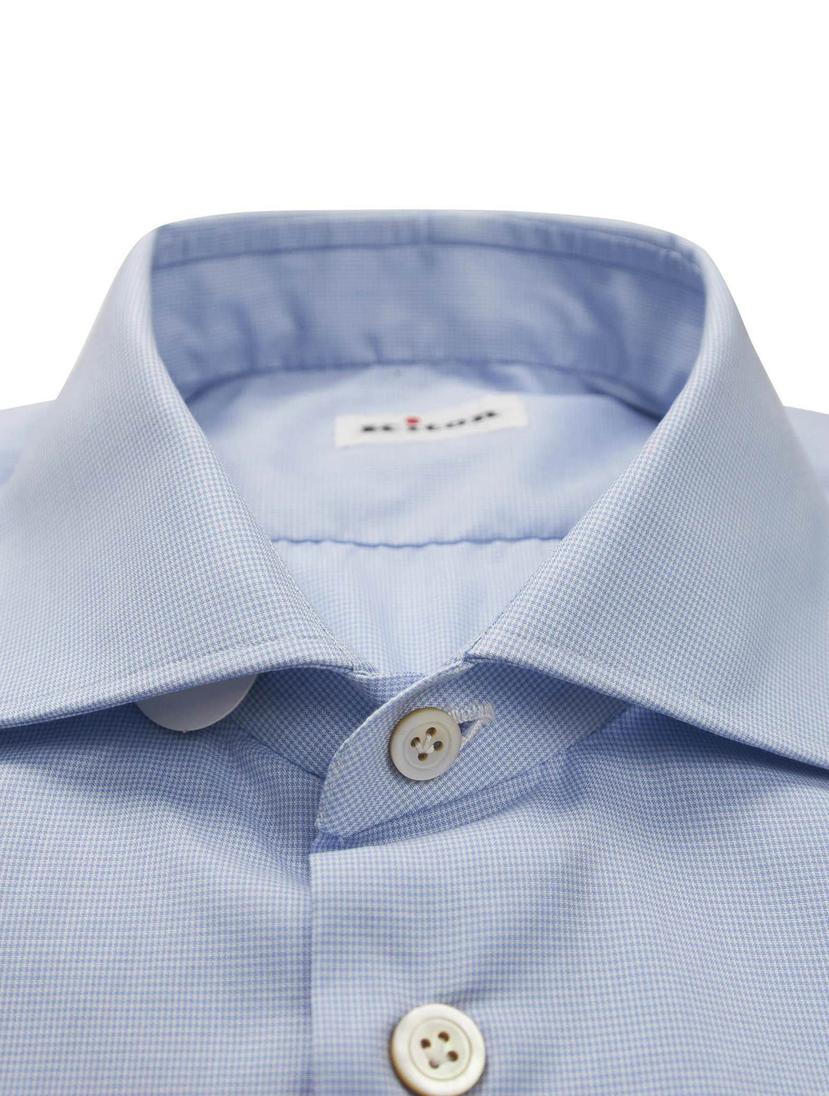 Kiton Kiton Light Blue Cotton Shirt Light Blue 001
