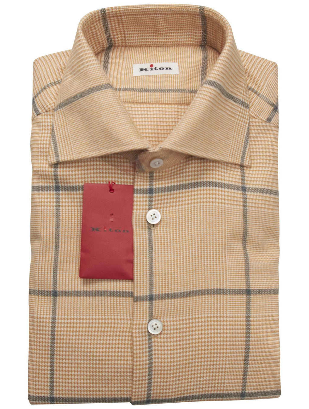 Kiton Multicolor Cotton Shirt