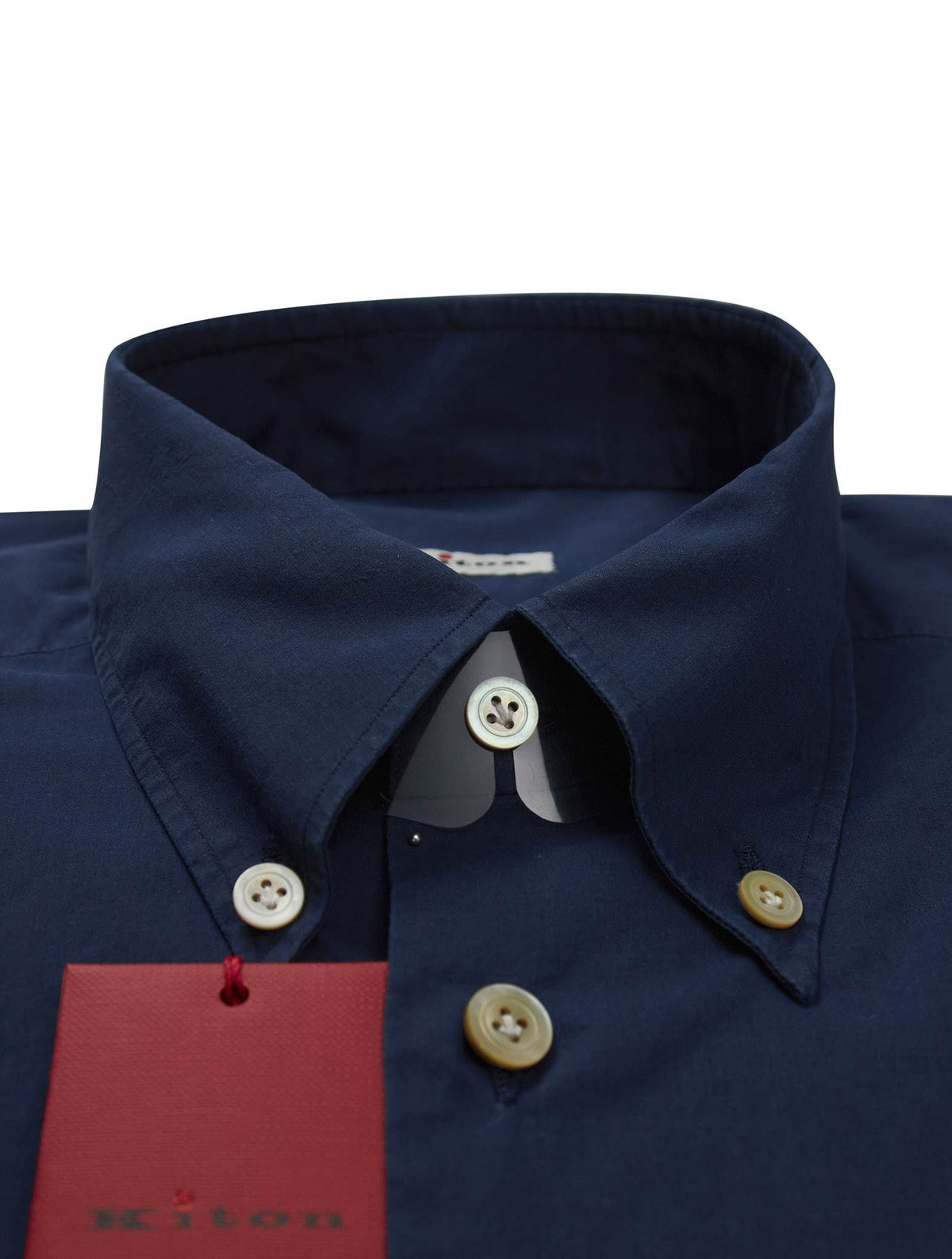 Kiton Kiton Blue Cotton Shirt Blue 001