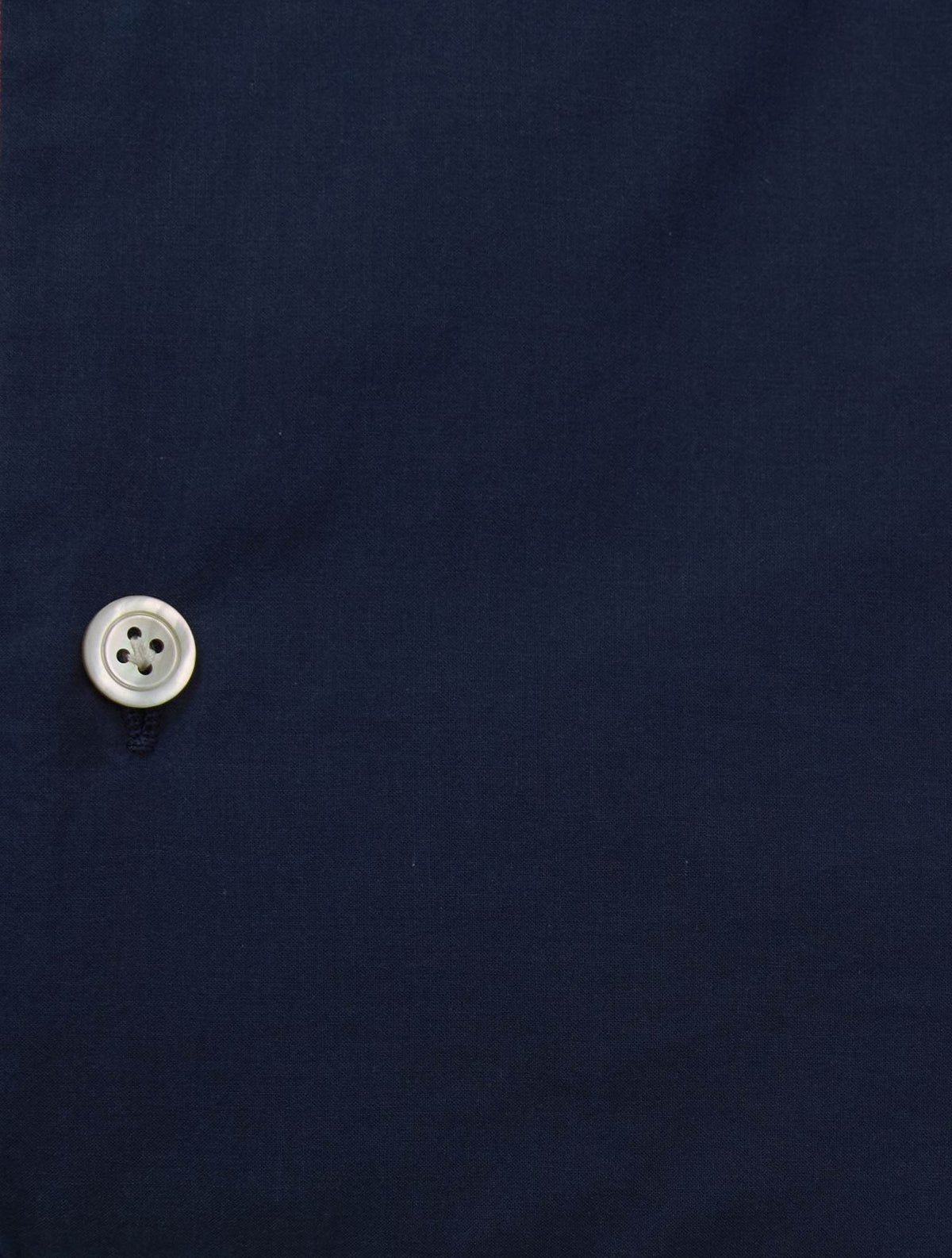 Kiton Blue Cotton Shirt