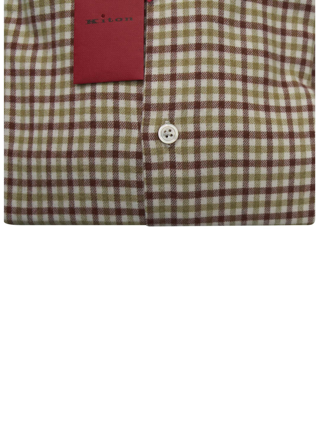 Kiton Multicolor Cotton Shirt