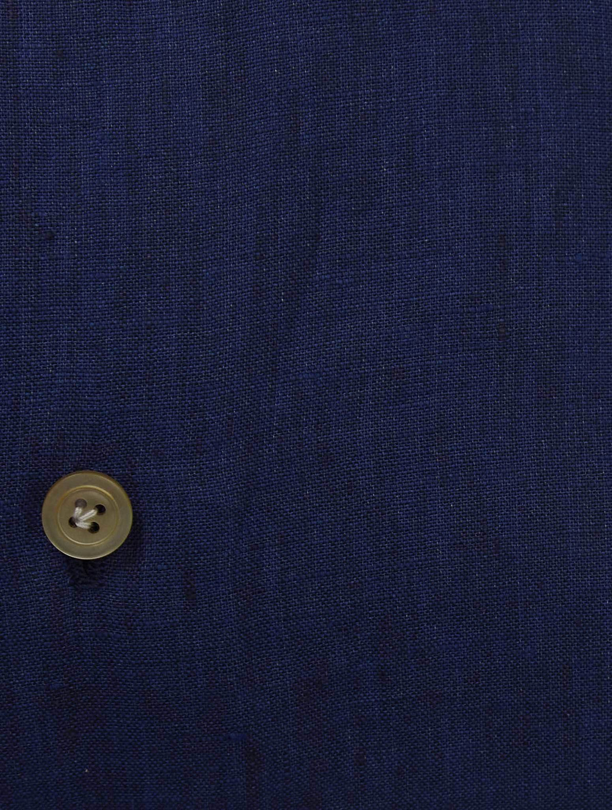 Kiton Blue Linen Shirt