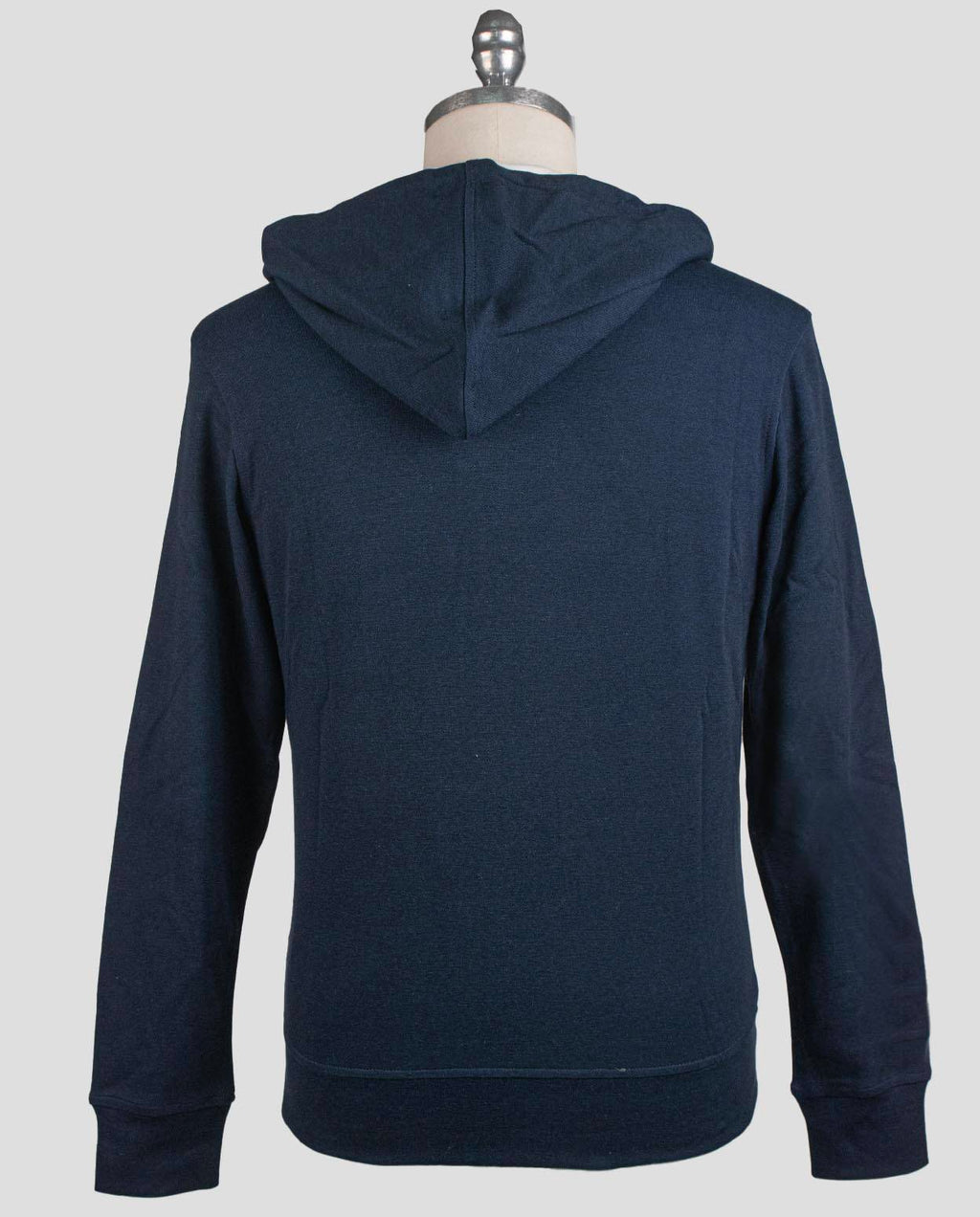 Barba Napoli Blue Cotton Pa Sweater Full Zip