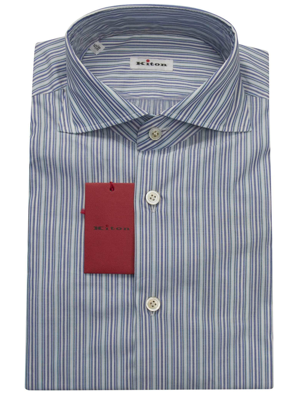 Kiton Multicolor Cotton Shirt