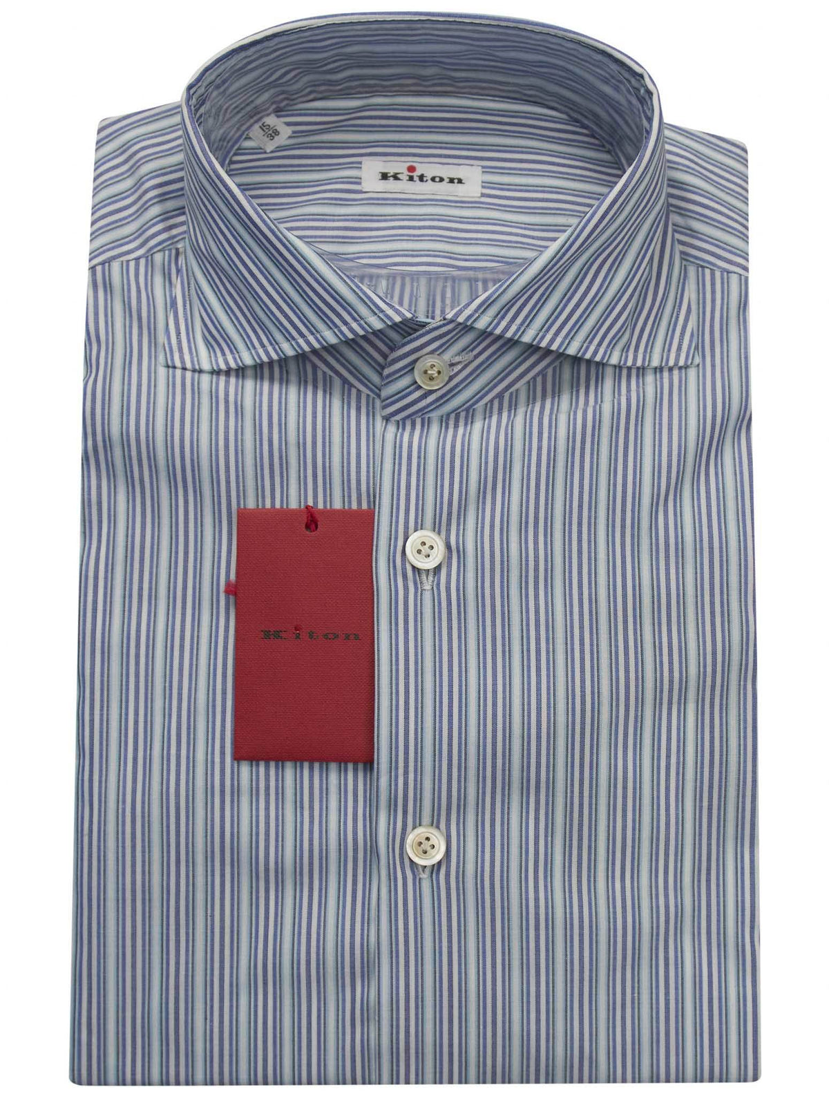 Kiton Multicolor Cotton Shirt