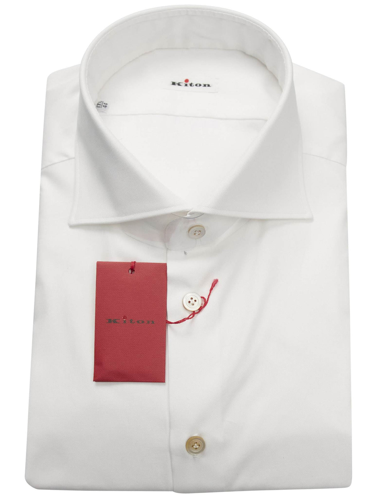 Kiton Kiton White Cotton Shirt White 000