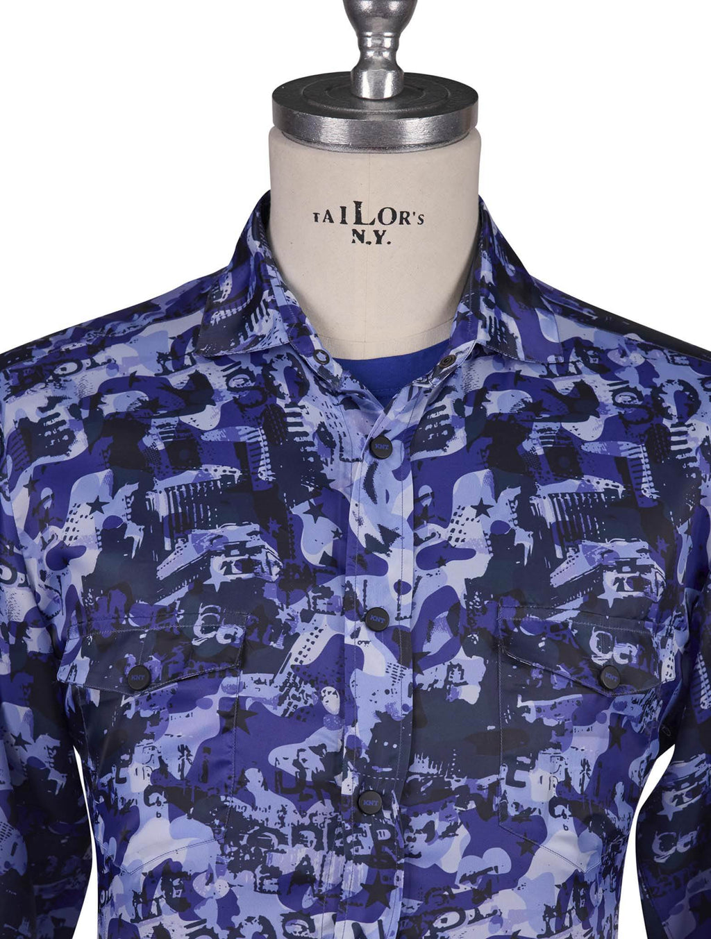 Kiton Knt Multicolor Pl Shirt