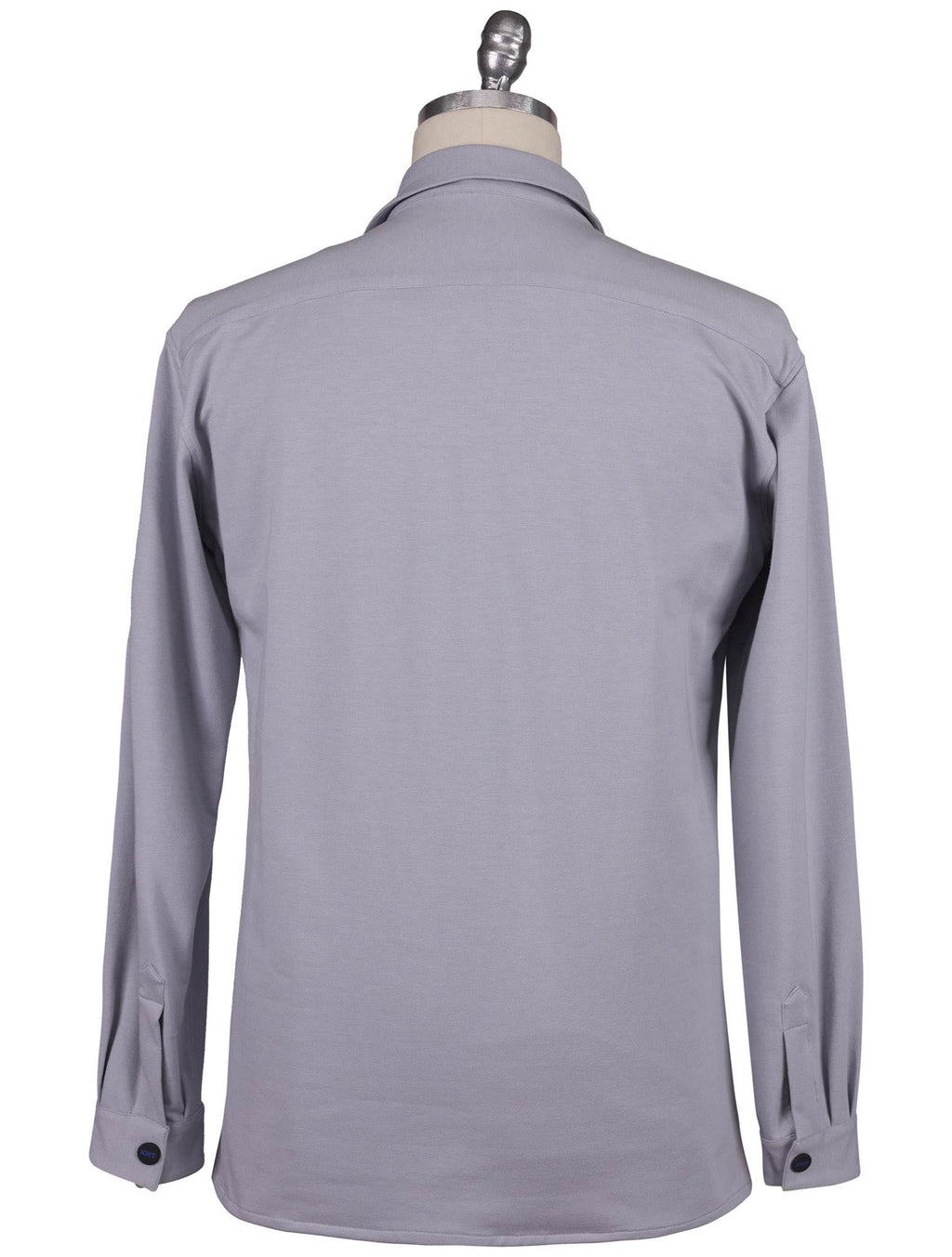 Kiton Knt Gray Cotton Ea Overshirt