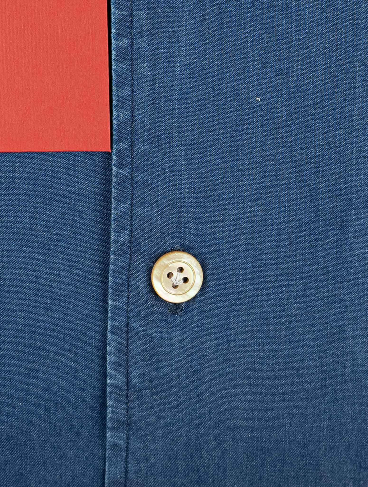 Kiton Denim Cotton Shirt