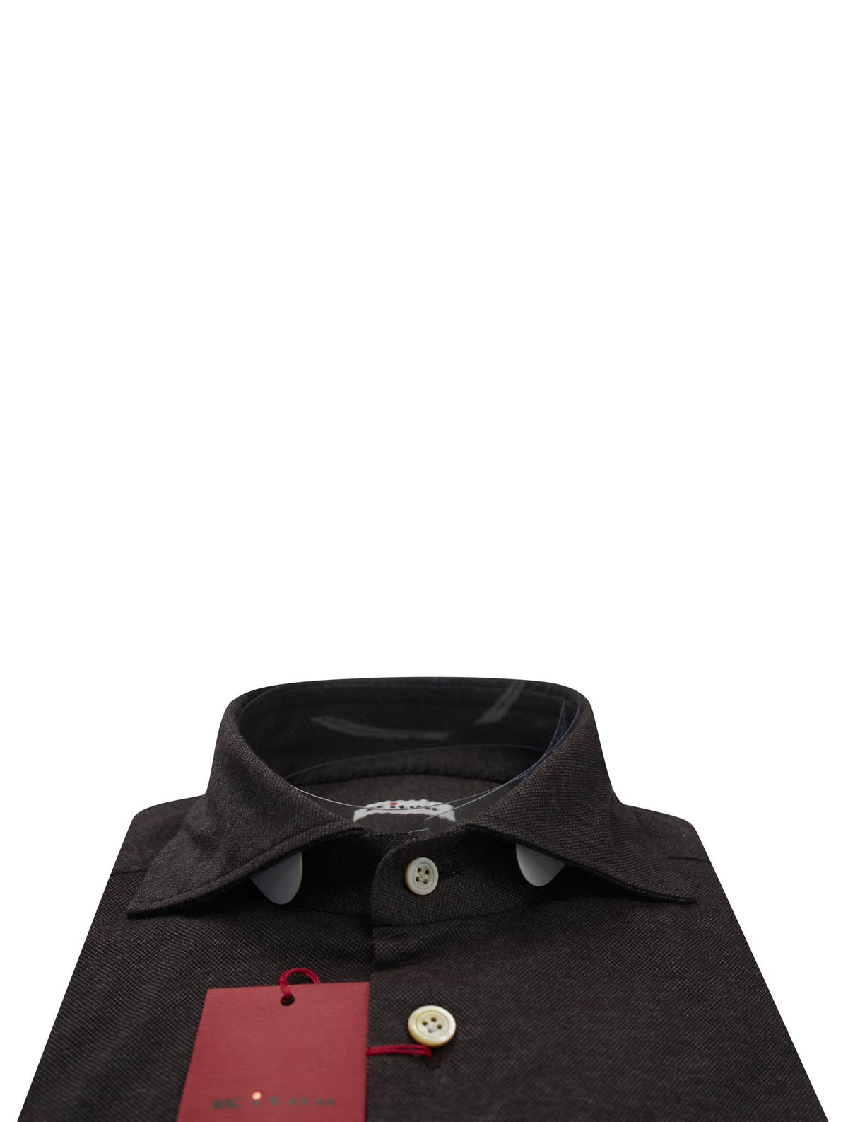 Kiton Kiton Gray Cotton Shirt Gray 001
