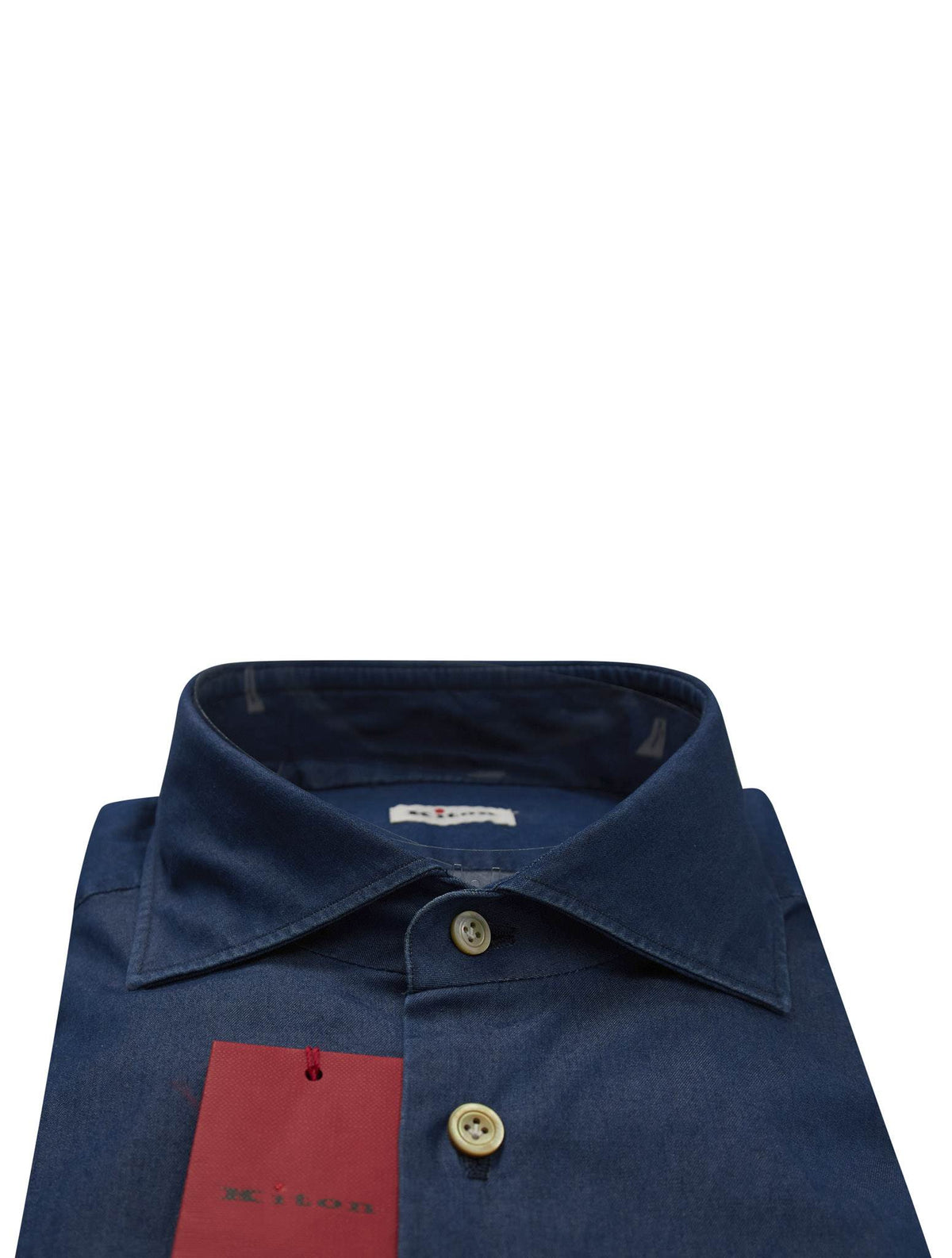 Kiton Kiton Blue Cotton Shirt Blue 001