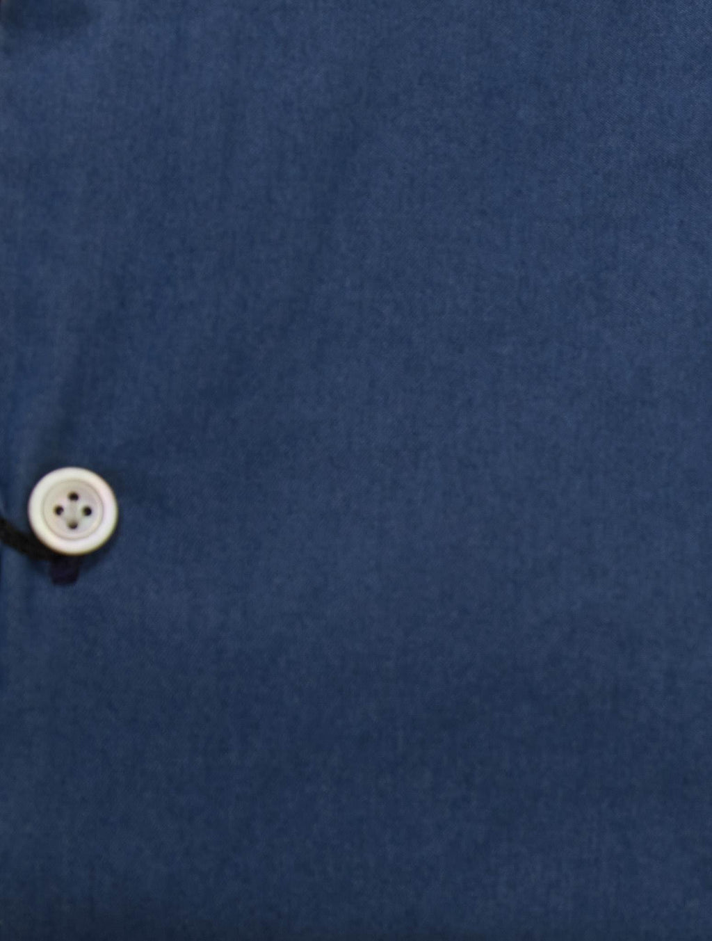 Kiton Blue Cotton Shirt