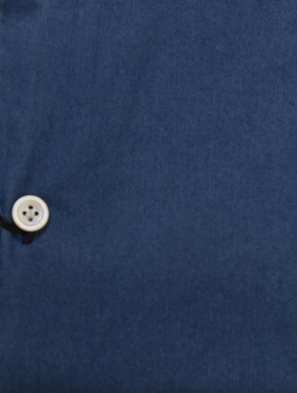 Kiton Blue Cotton Shirt