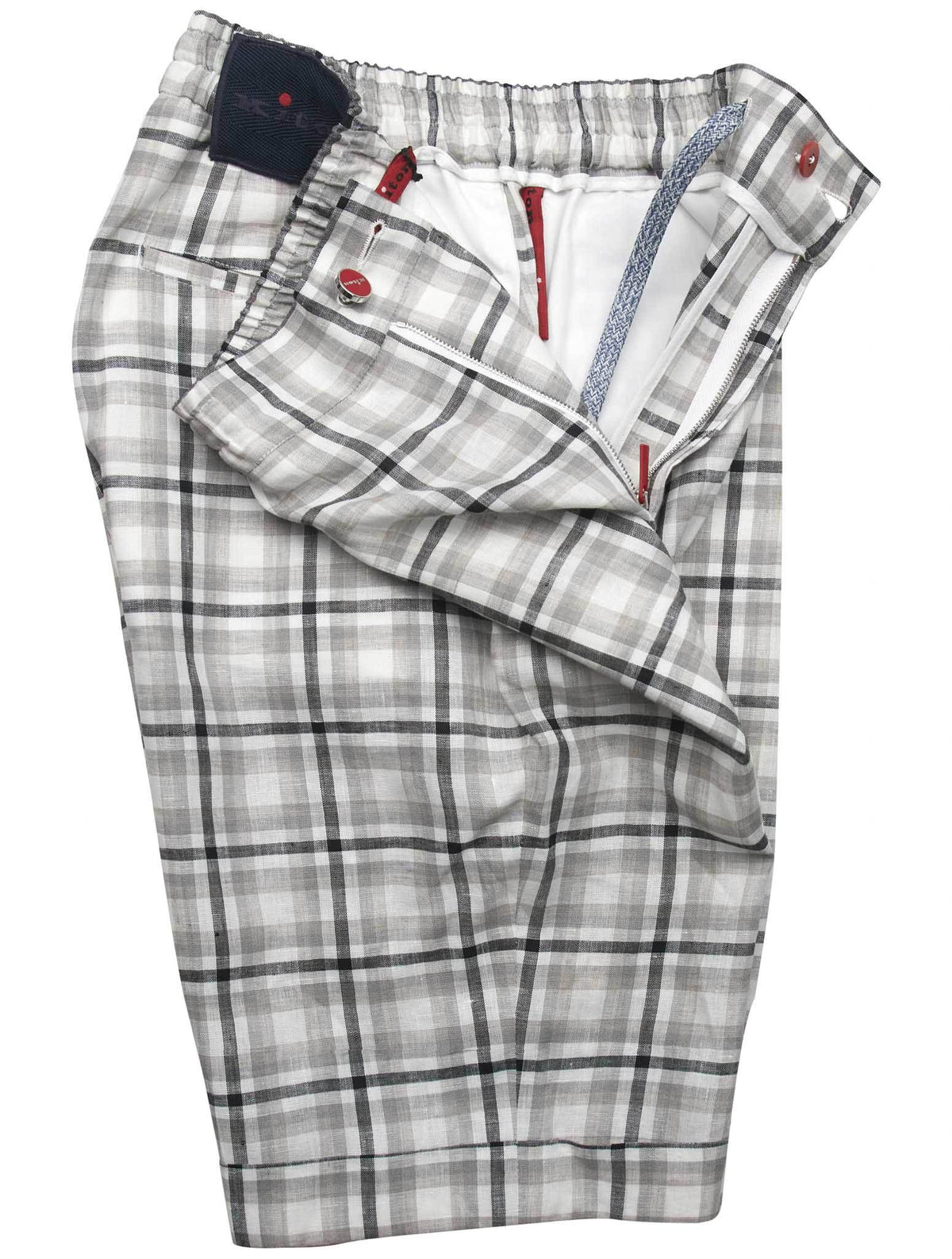 Kiton Kiton Multicolor Linen Pl Ea Short Pants Multicolor 001