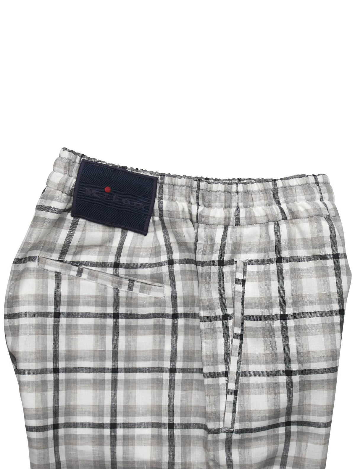 Kiton Multicolor Linen Pl Ea Short Pants