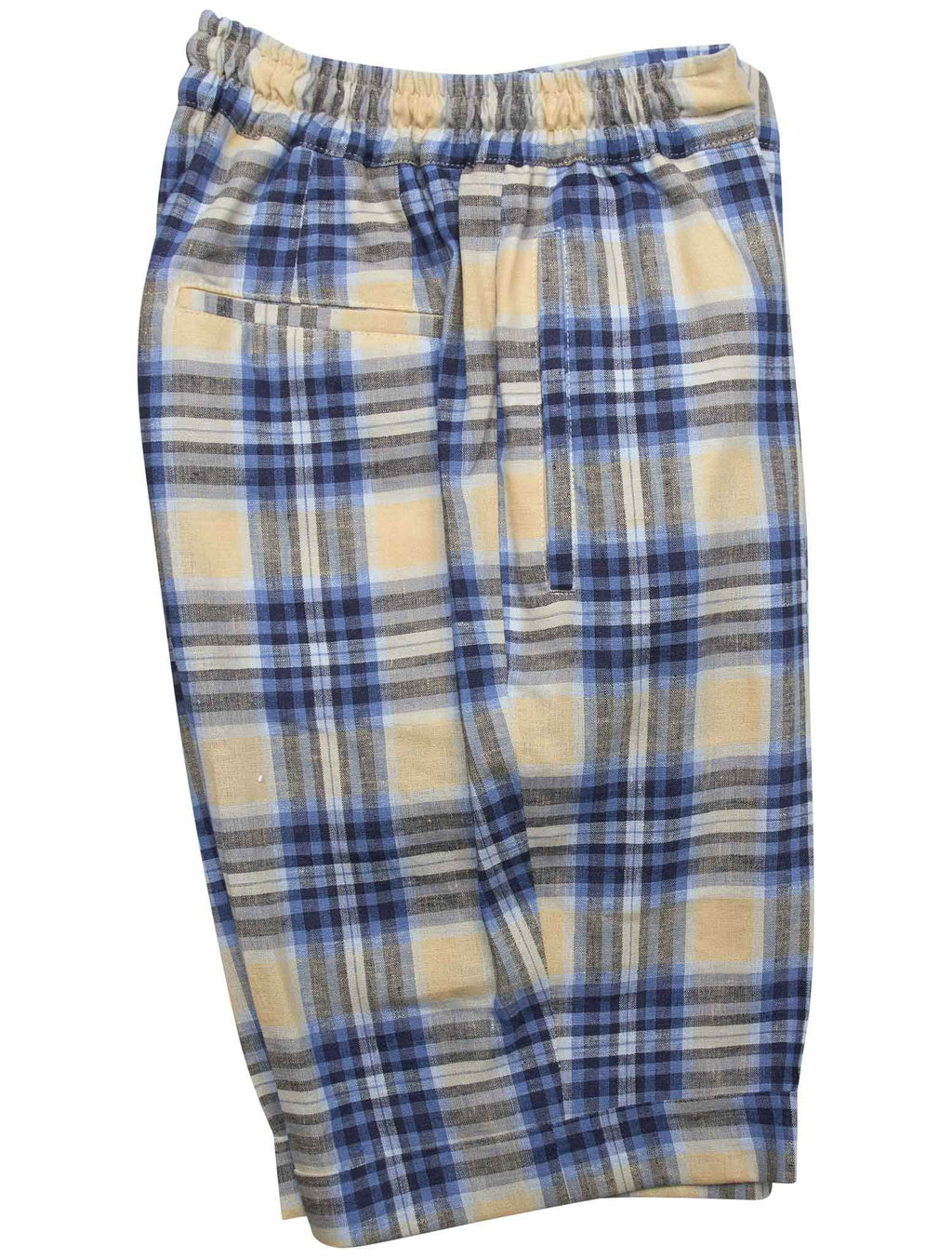 Kiton Multicolor Linen Pl Ea Short Pants