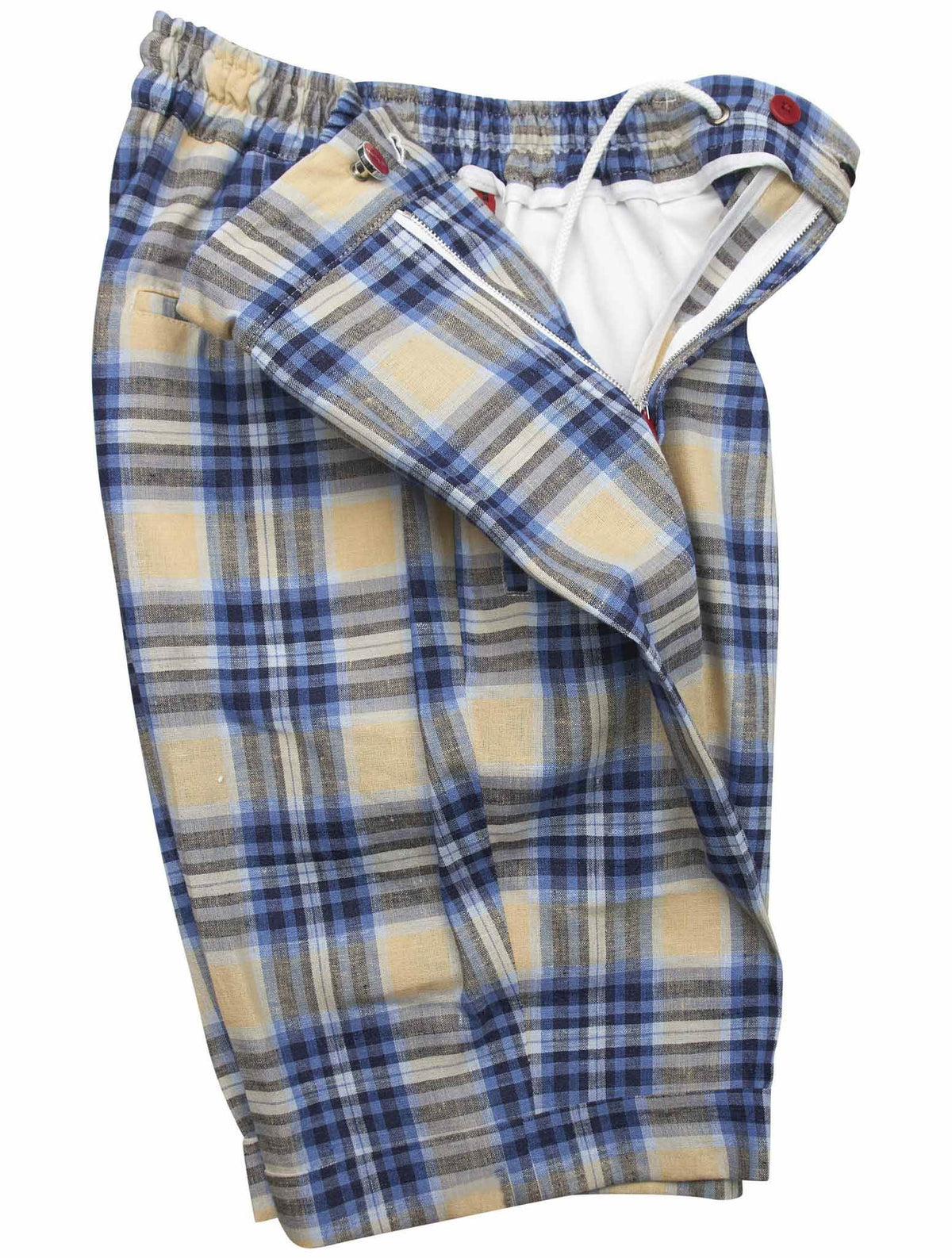 Kiton Kiton Multicolor Linen Pl Ea Short Pants Multicolor 001
