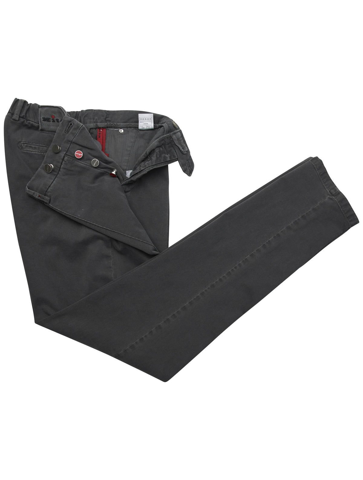 Kiton Kiton Gray Cotton Cashmere Ea Pants Gray 001