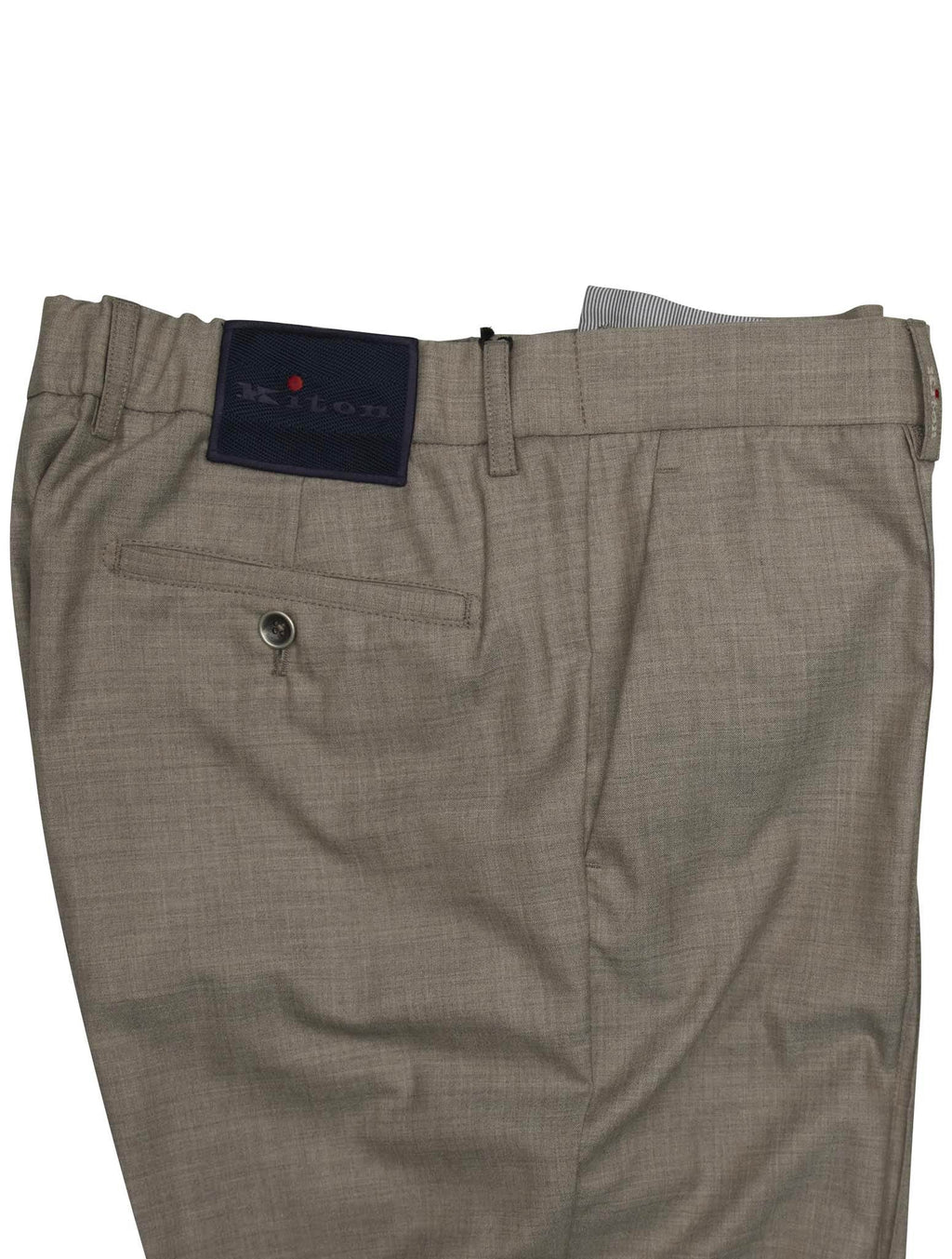 Kiton Beige Cashmere Pants